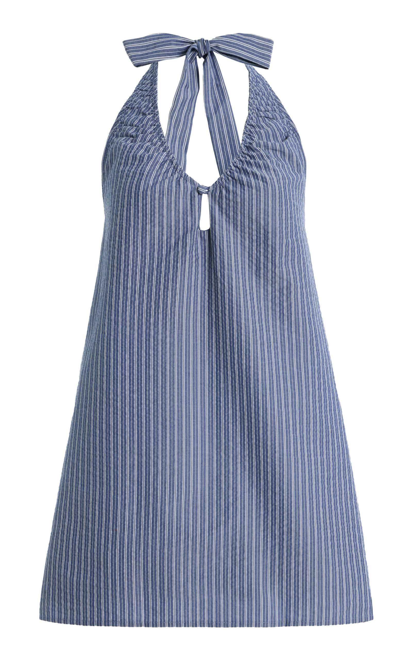 ELCE Exclusive Sidney Cotton-Blend Mini Halter Dress