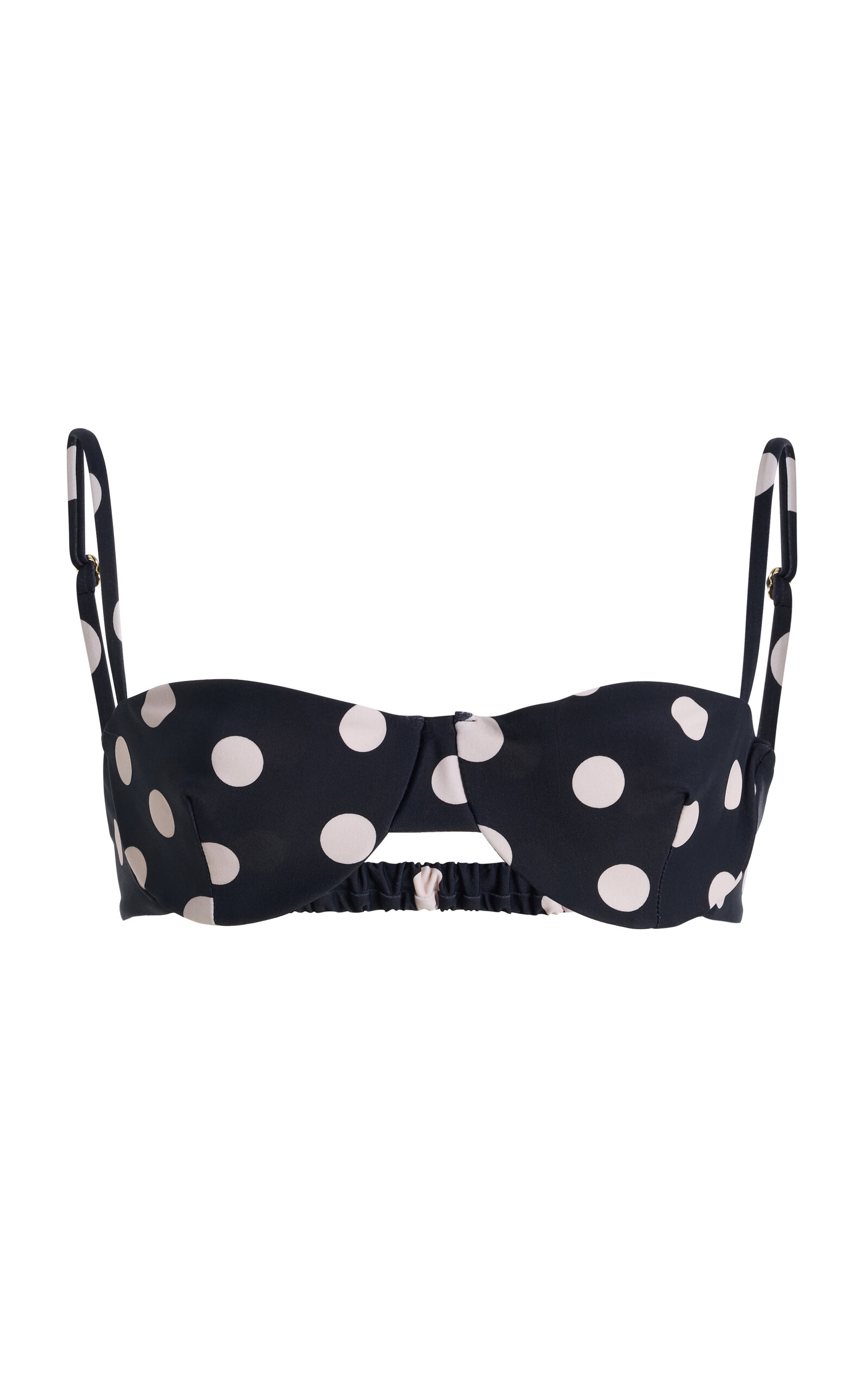 JUILLET SWIMWEAR Ingrid Polka-Dot Bikini Top
