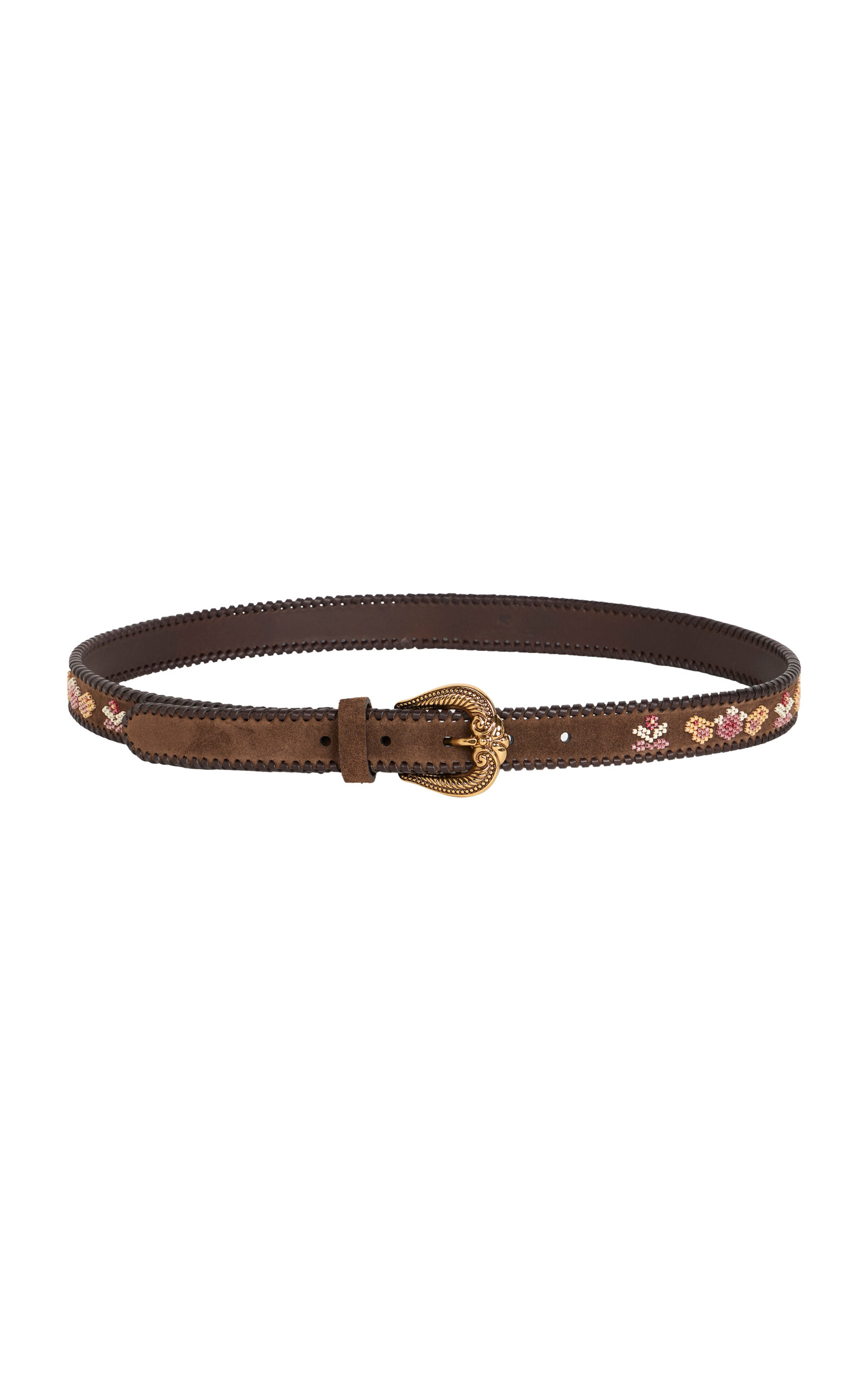 Etro Paisley Leather Belt