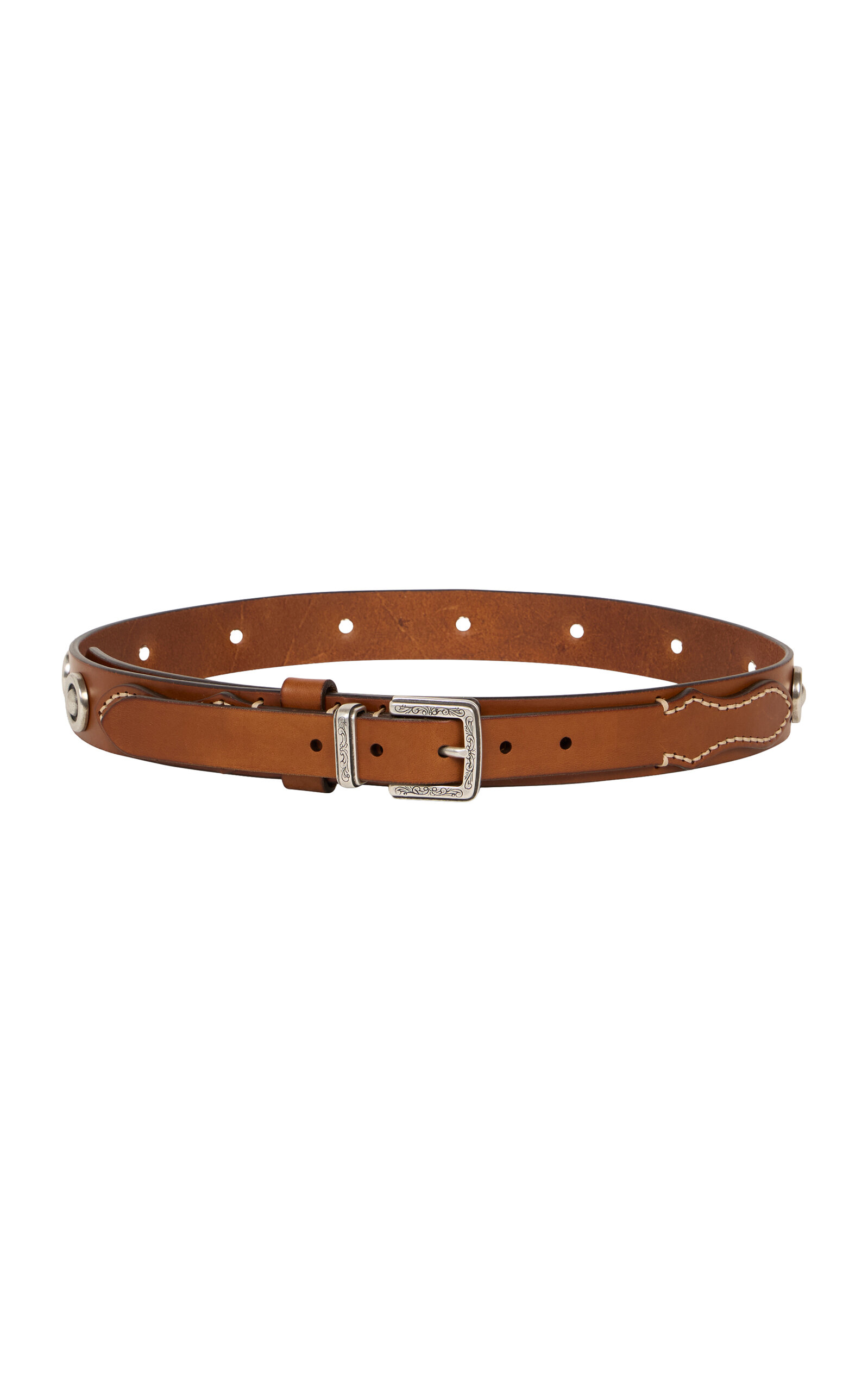 Etro Studded Leather Belt