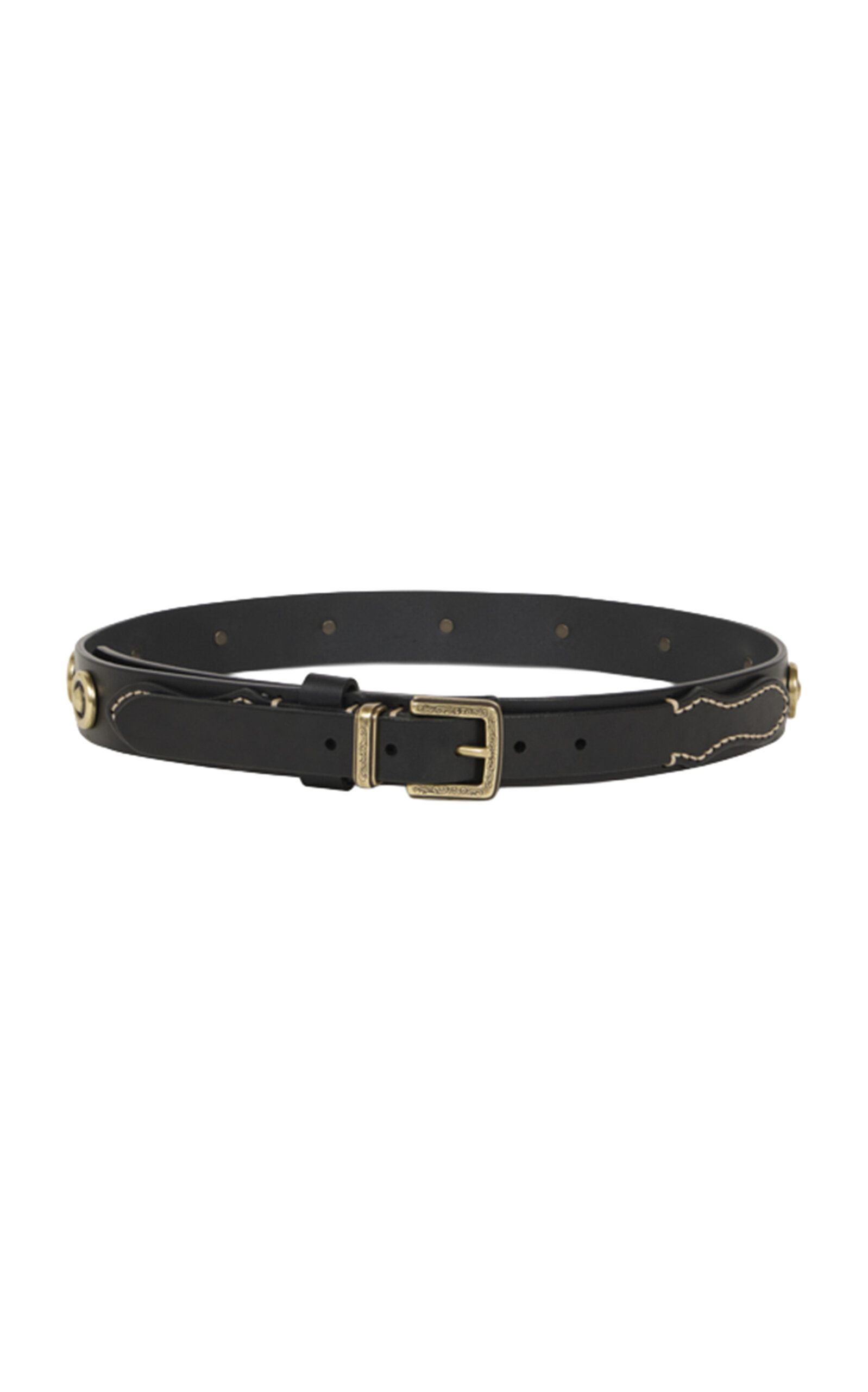 Etro Studded Leather Belt - Women's Clothing