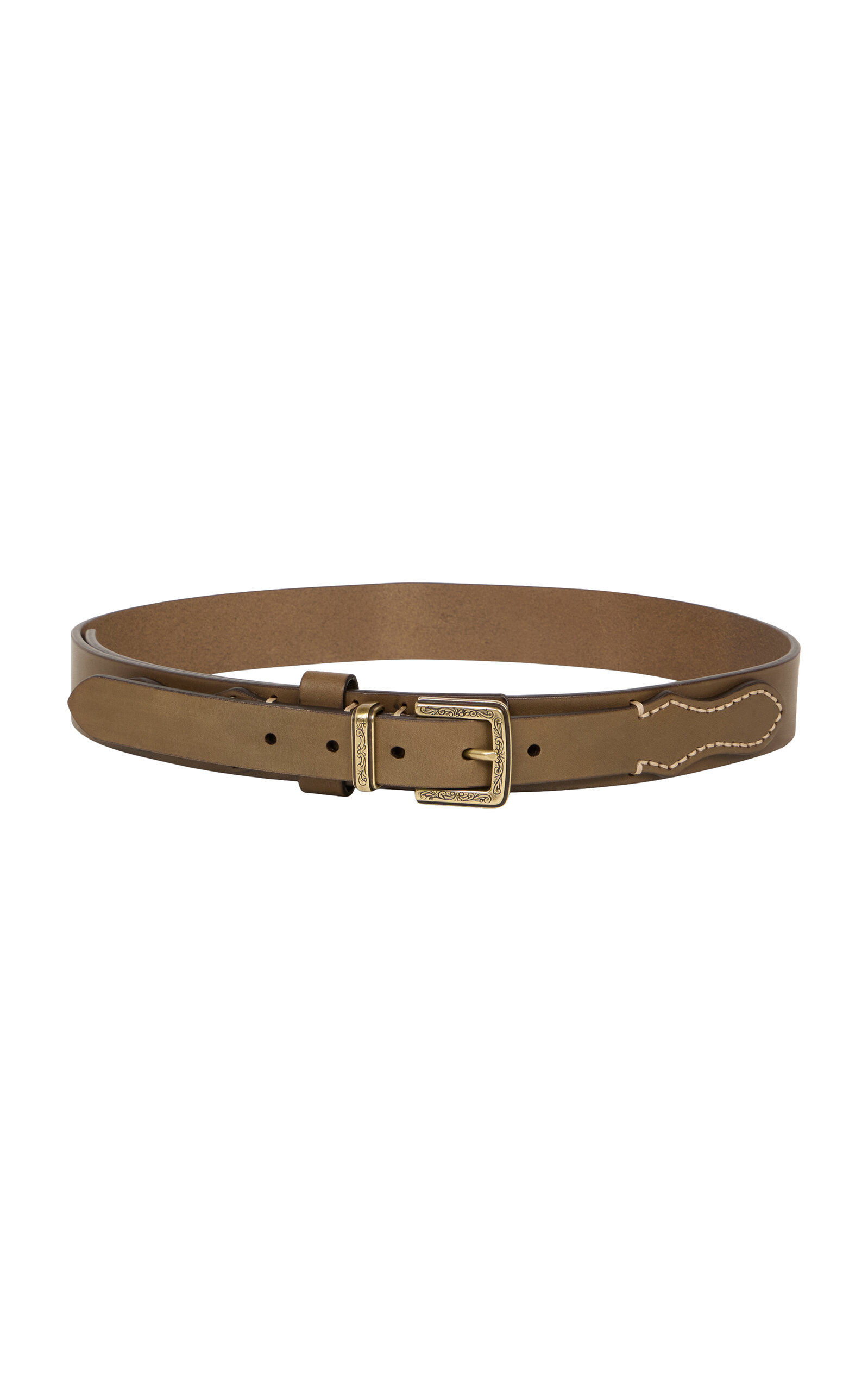 Etro Texan Leather Belt In Brown