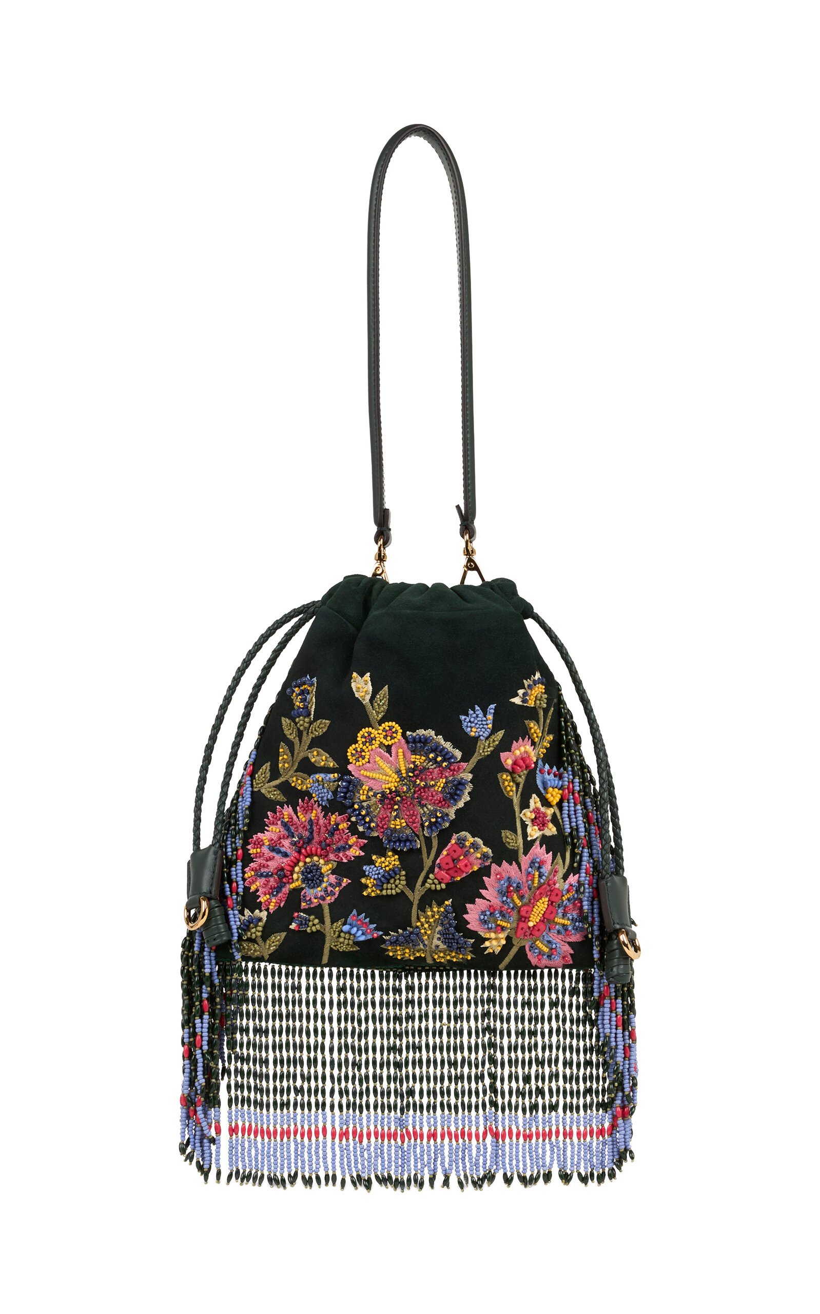 Etro Small Kalispera Shoulder Bag with Fringe
