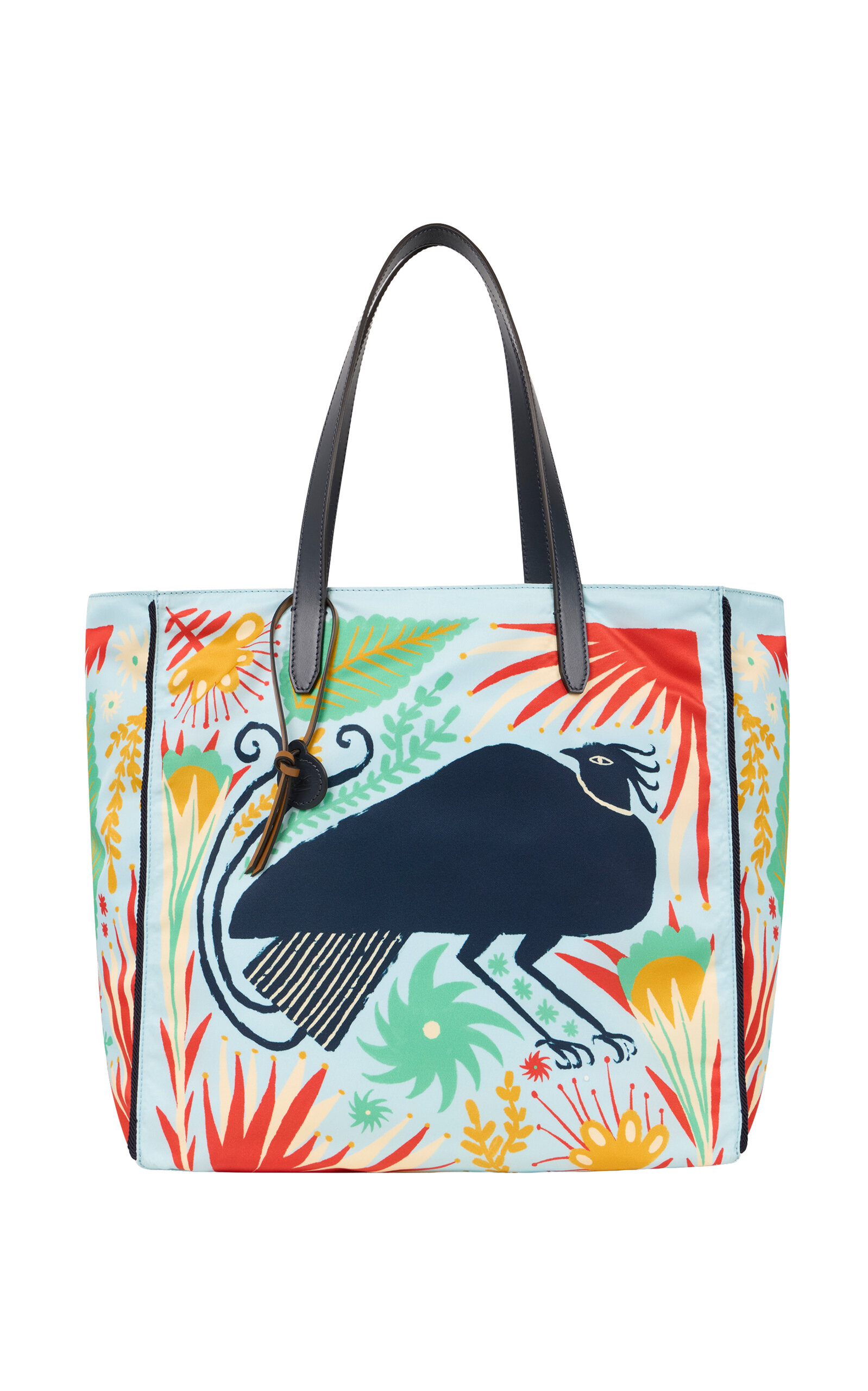 Etro Printed Nylon Tabby Shopping Bag