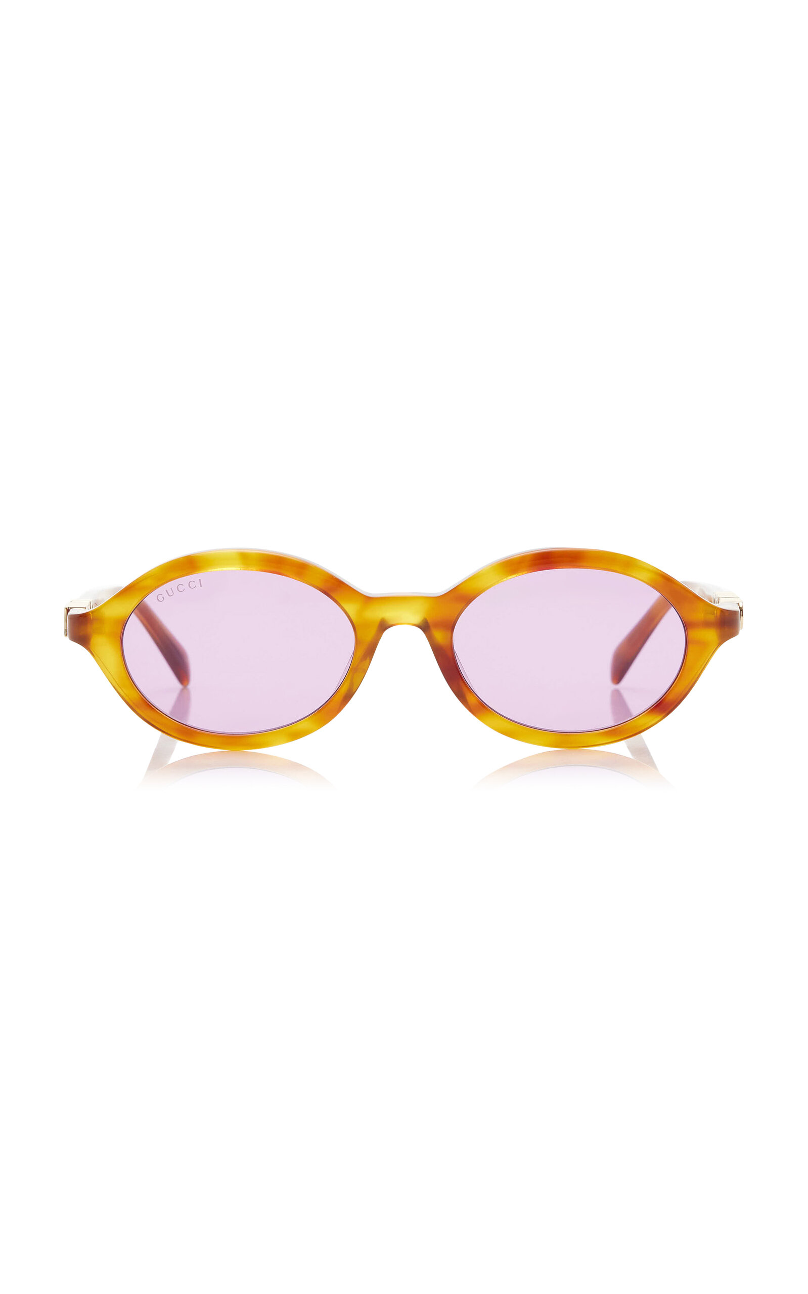 Gucci Round-Frame Acetate Sunglasses