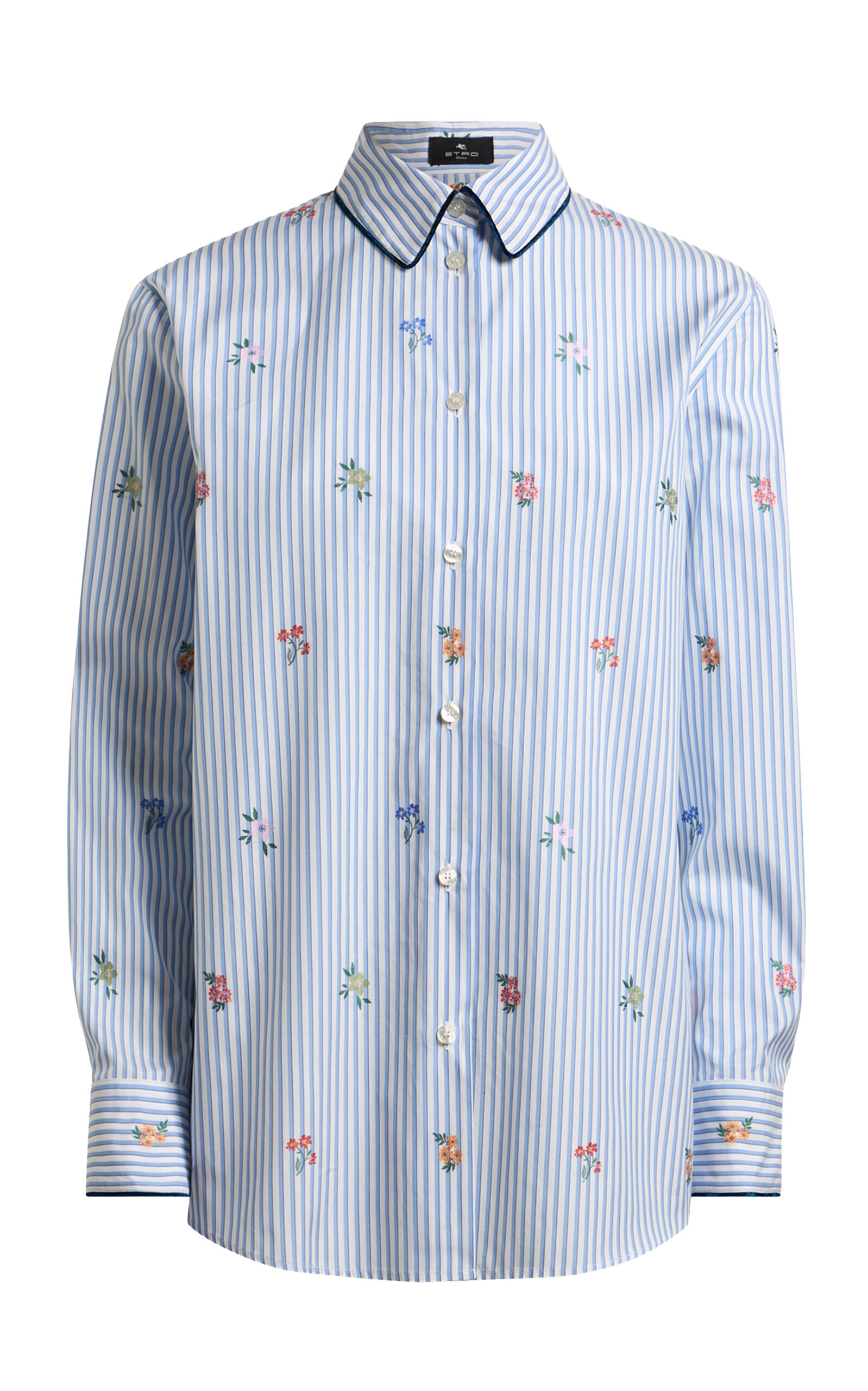 Etro Plaid Cotton Button-up Shirt In Multi