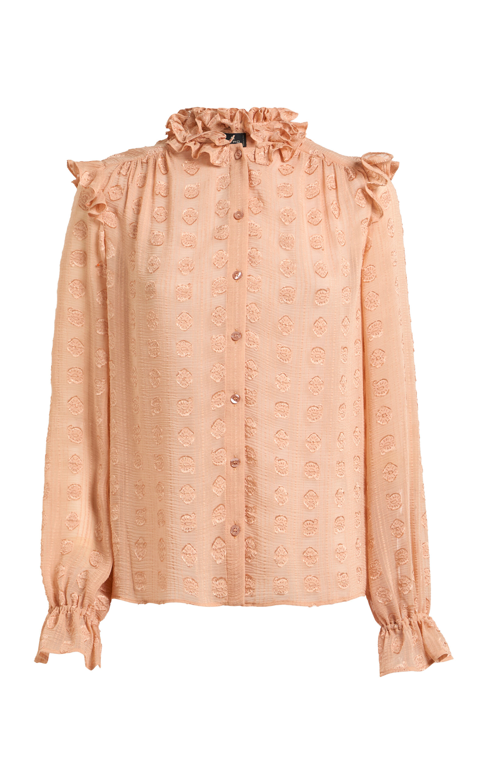 Etro Ruffled Blouse In Multi