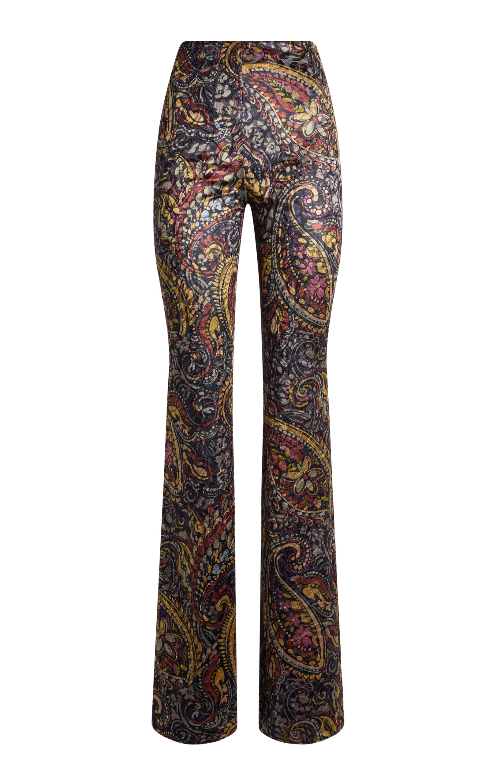 Etro Printed Flared Pants In Multi