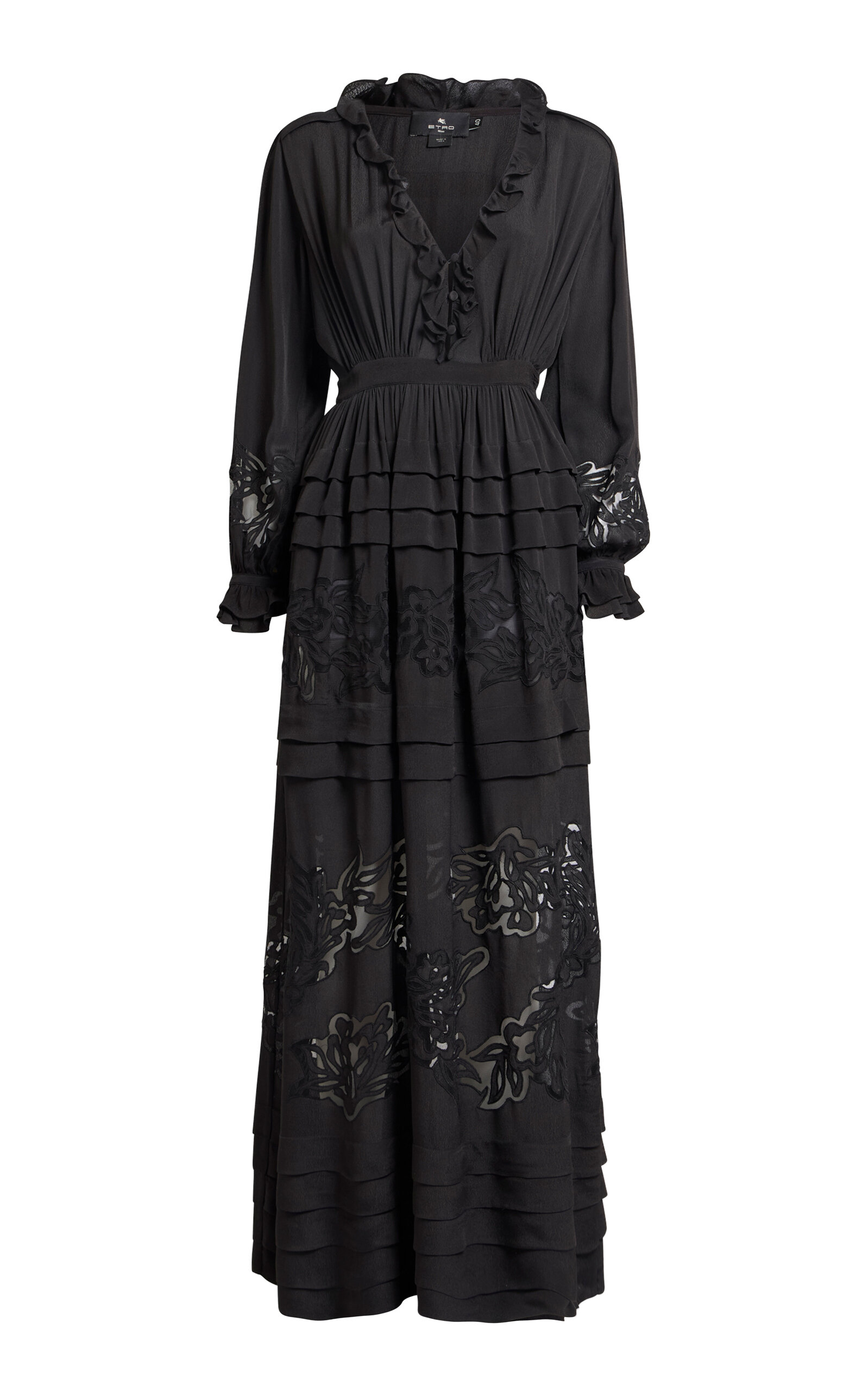 Etro Cutout Maxi Dress In Multi