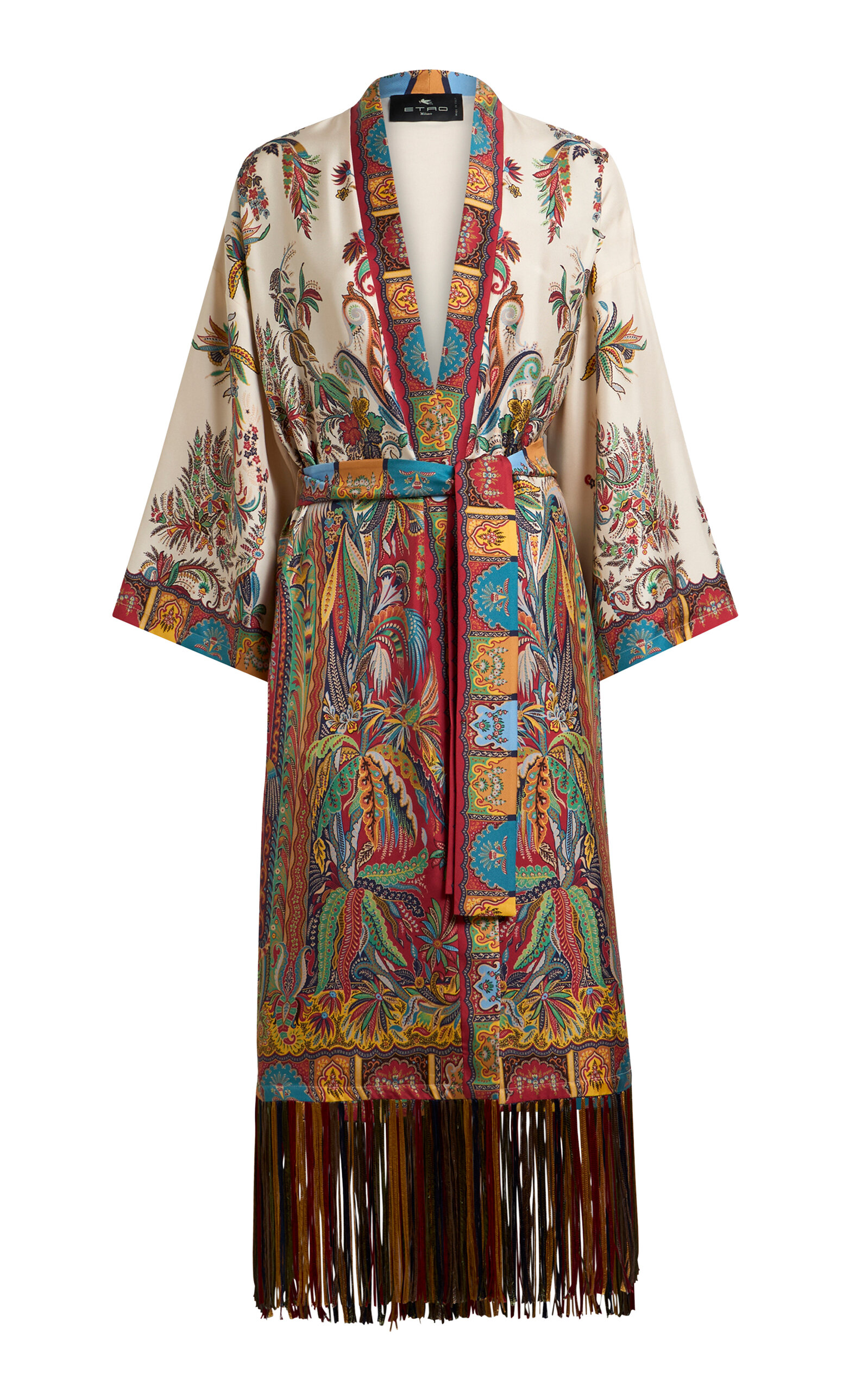 Etro Printed Silk Duster