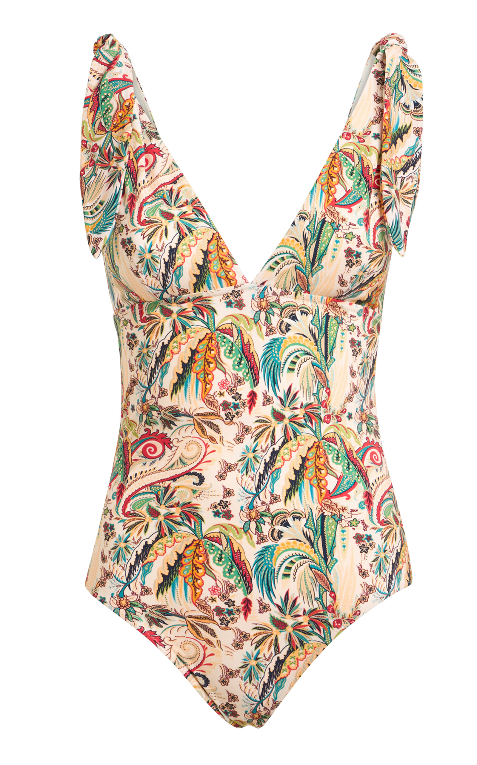 Etro Printed One-piece Swimsuit In Multi