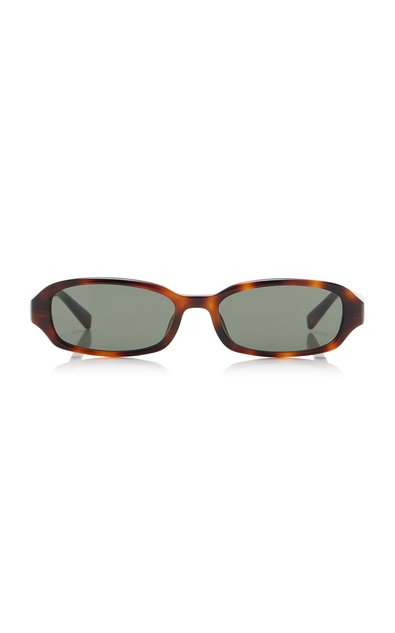 Saint Laurent Erin Oval-Frame Acetate Sunglasses