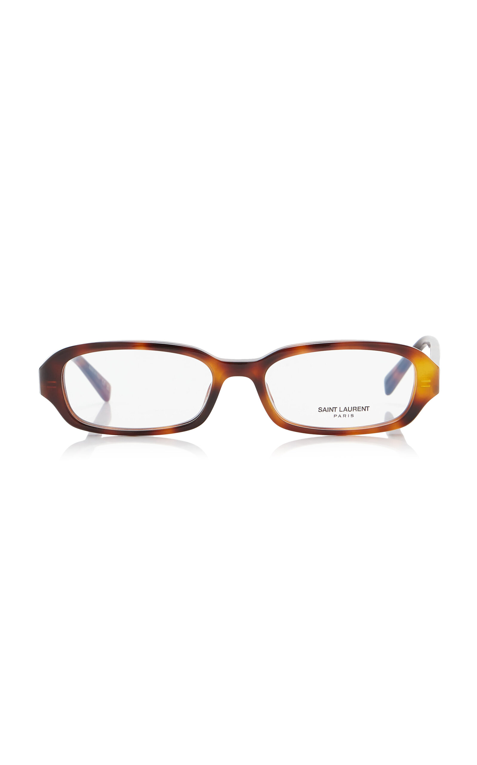 Saint Laurent Erin Oval-Frame Acetate Glasses