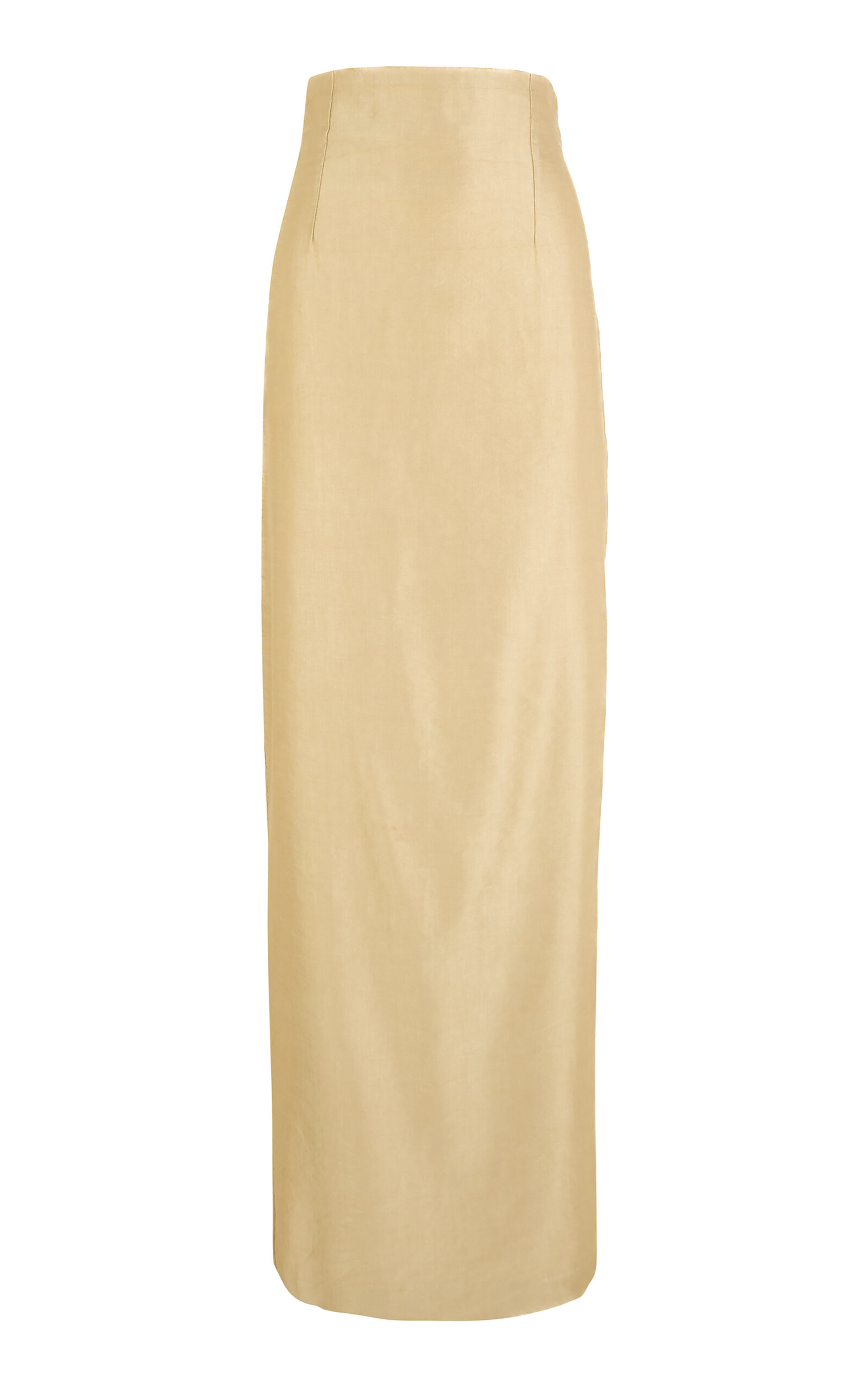 Cortana Inga High-Rise Cotton-Blend Maxi Skirt