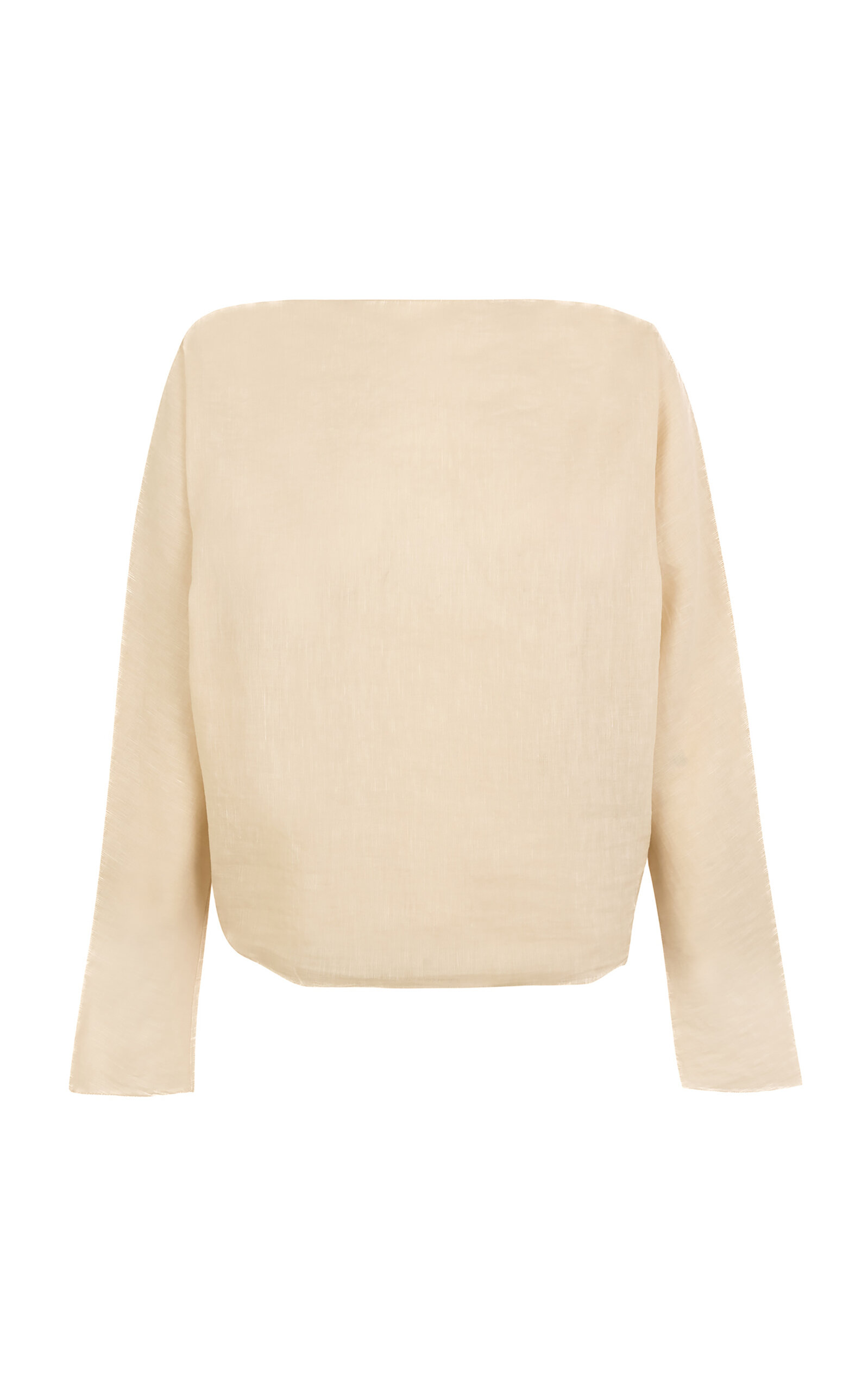 Cortana Pune Dolman-Sleeved Cotton-Linen Top