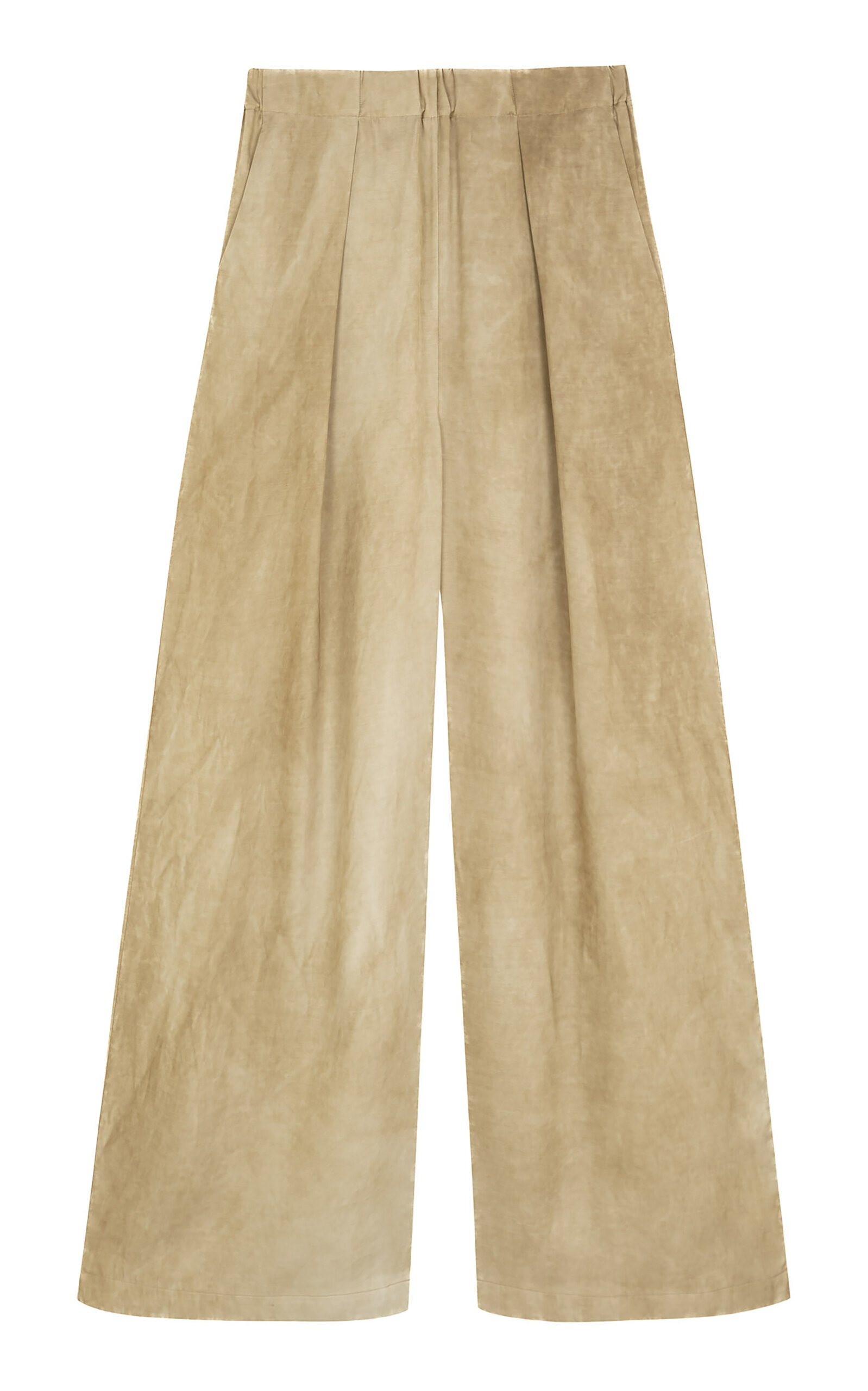 Cortana Opale Mid-Rise Wide-Leg Pants