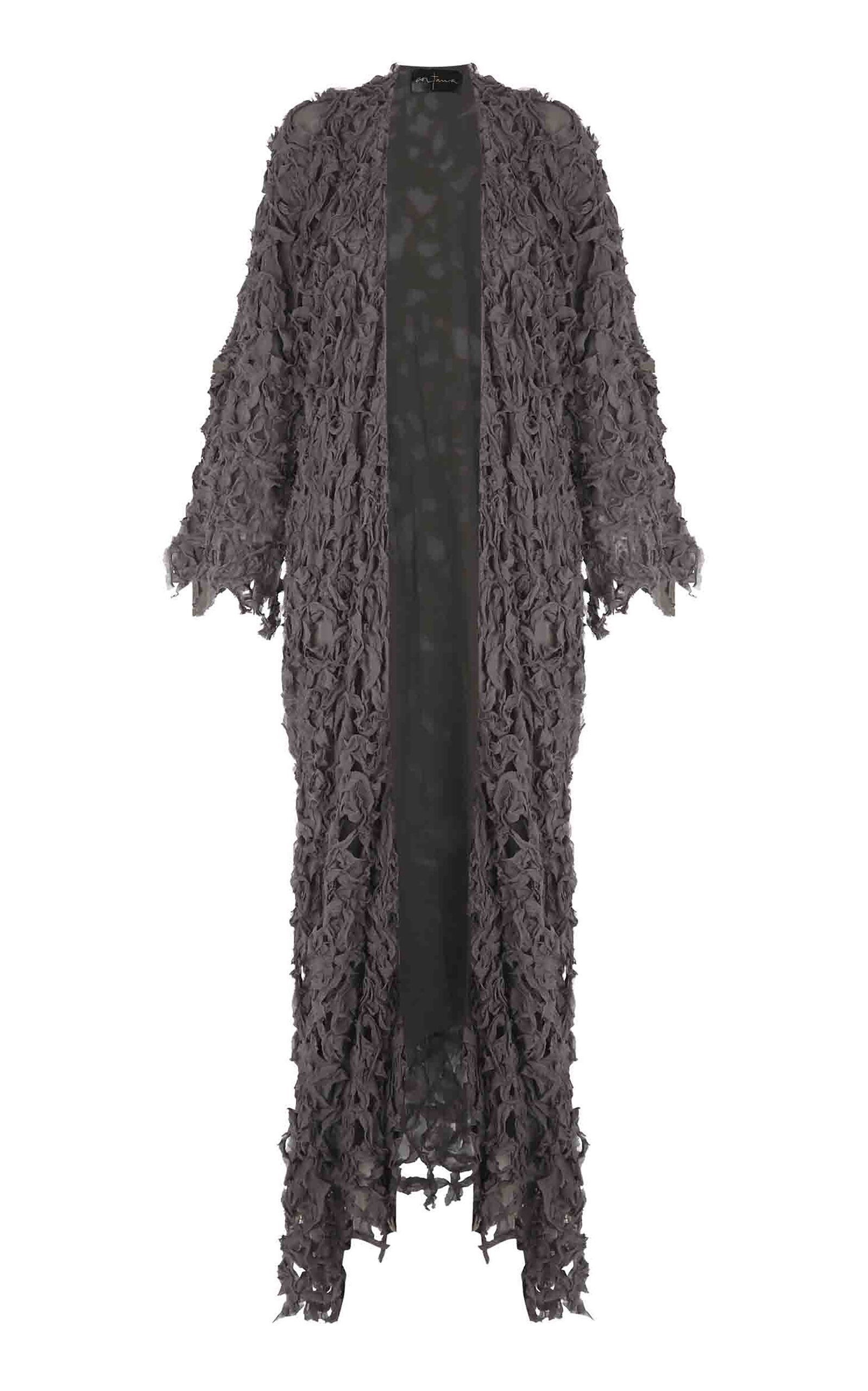 Cortana Embull Embroidered Silk Jacket