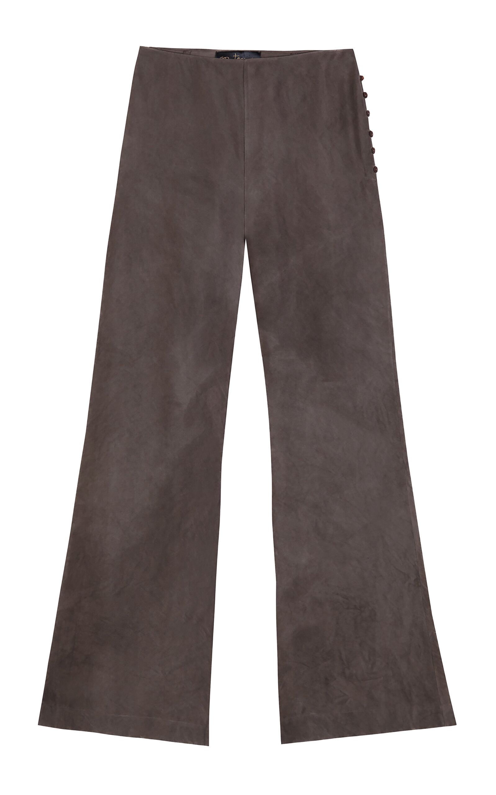 Cortana Poline Mid-Rise Flared Pants