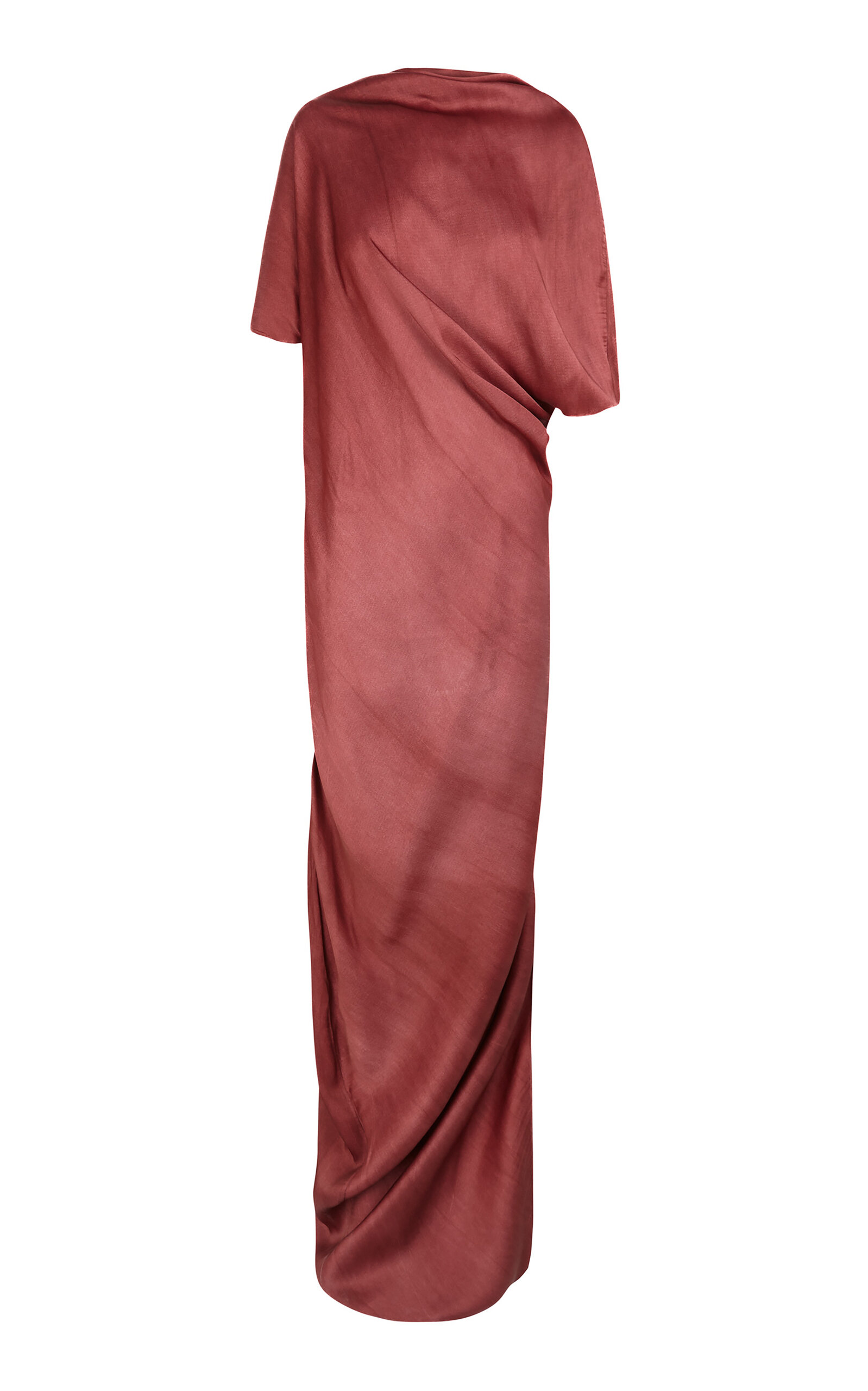 Cortana Elea Asymmetric Linen-Maxi Dress
