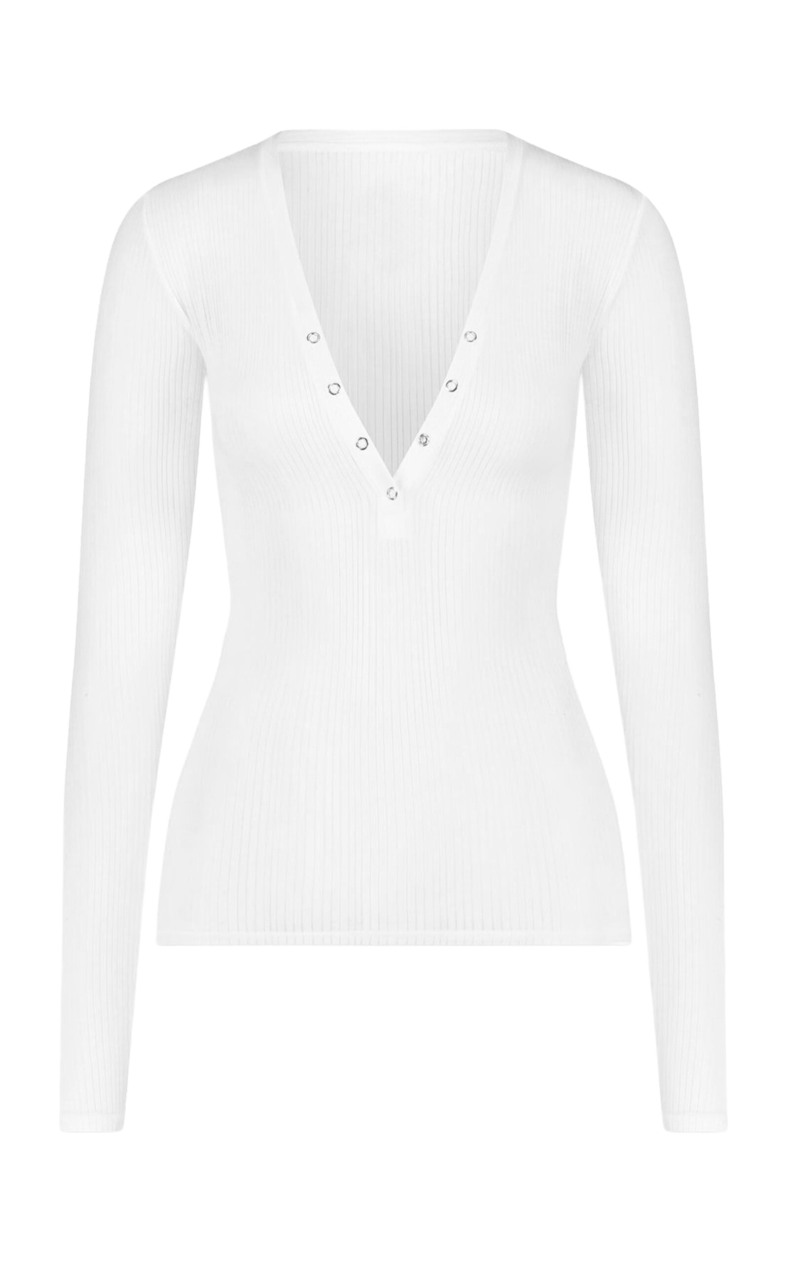 Negative Whipped Henley Top