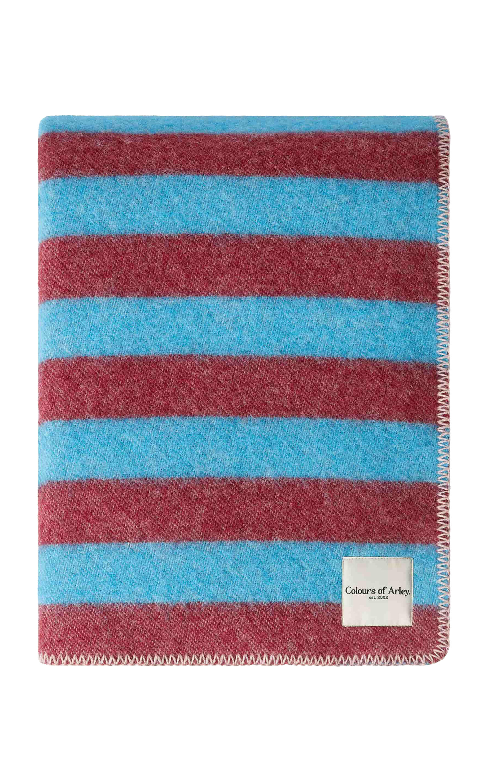 Colours of Arley Wool Blanket - Blue - Women's Clothing