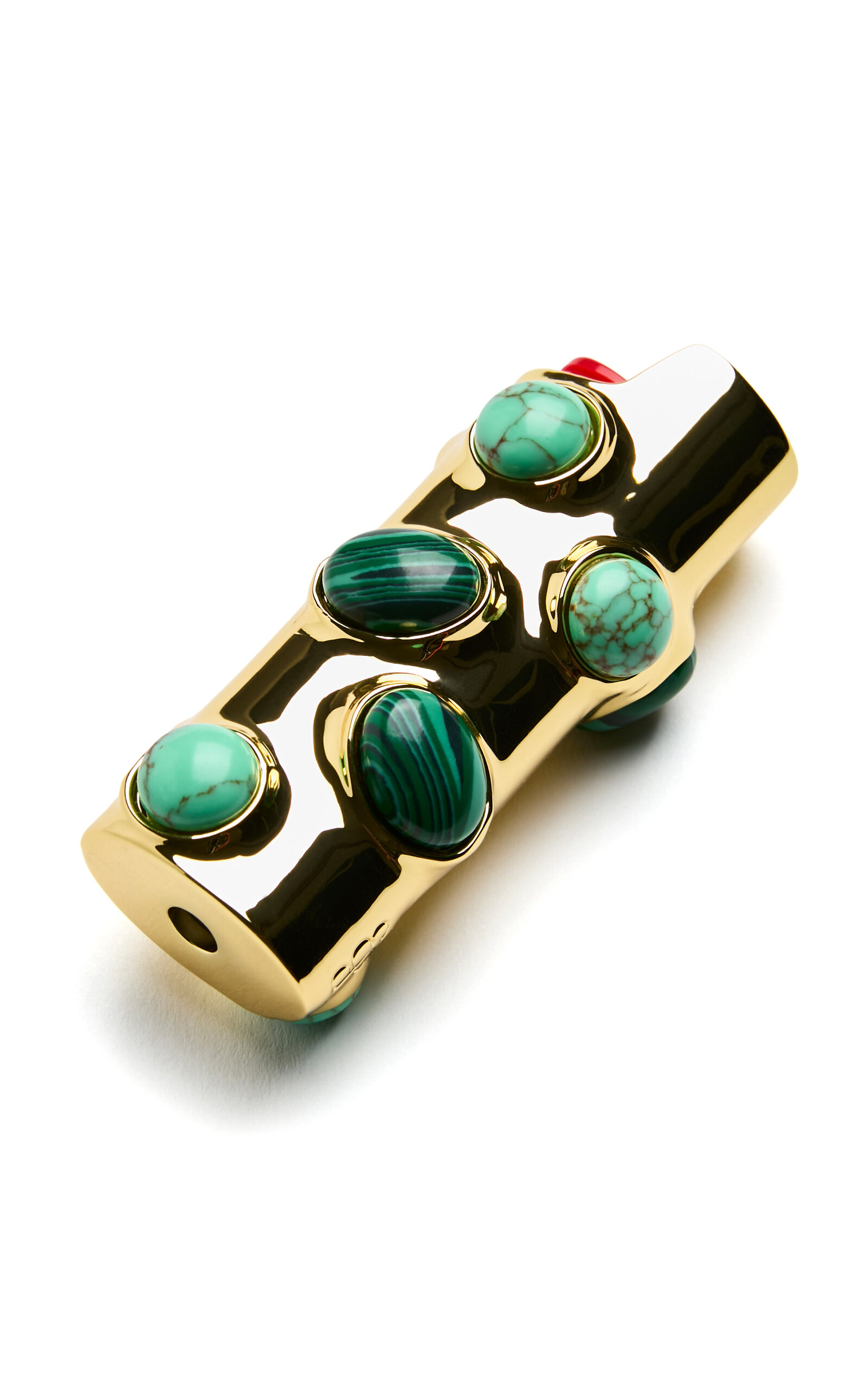 Edie Parker - Malachite-Stoned Lighter Case - Multi - Moda Operandi