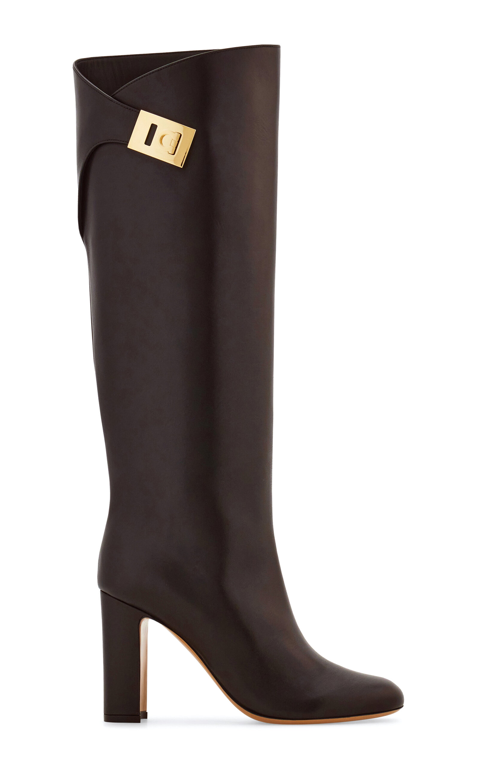Enni Leather Knee Boots