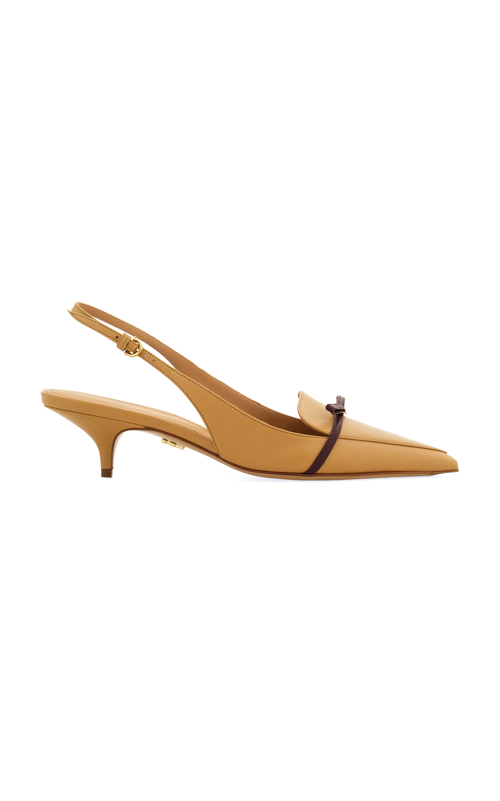 Ferragamo Giusina Leather Slingback Pumps