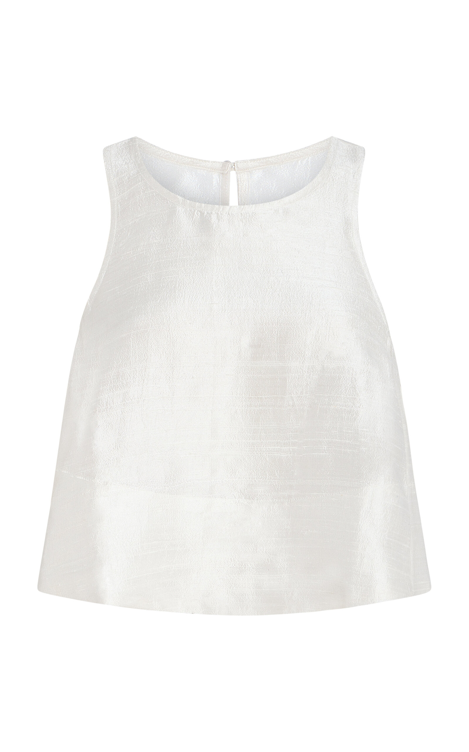 Coniglio Palm Beach Shift Sleeveless Silk Tank Top