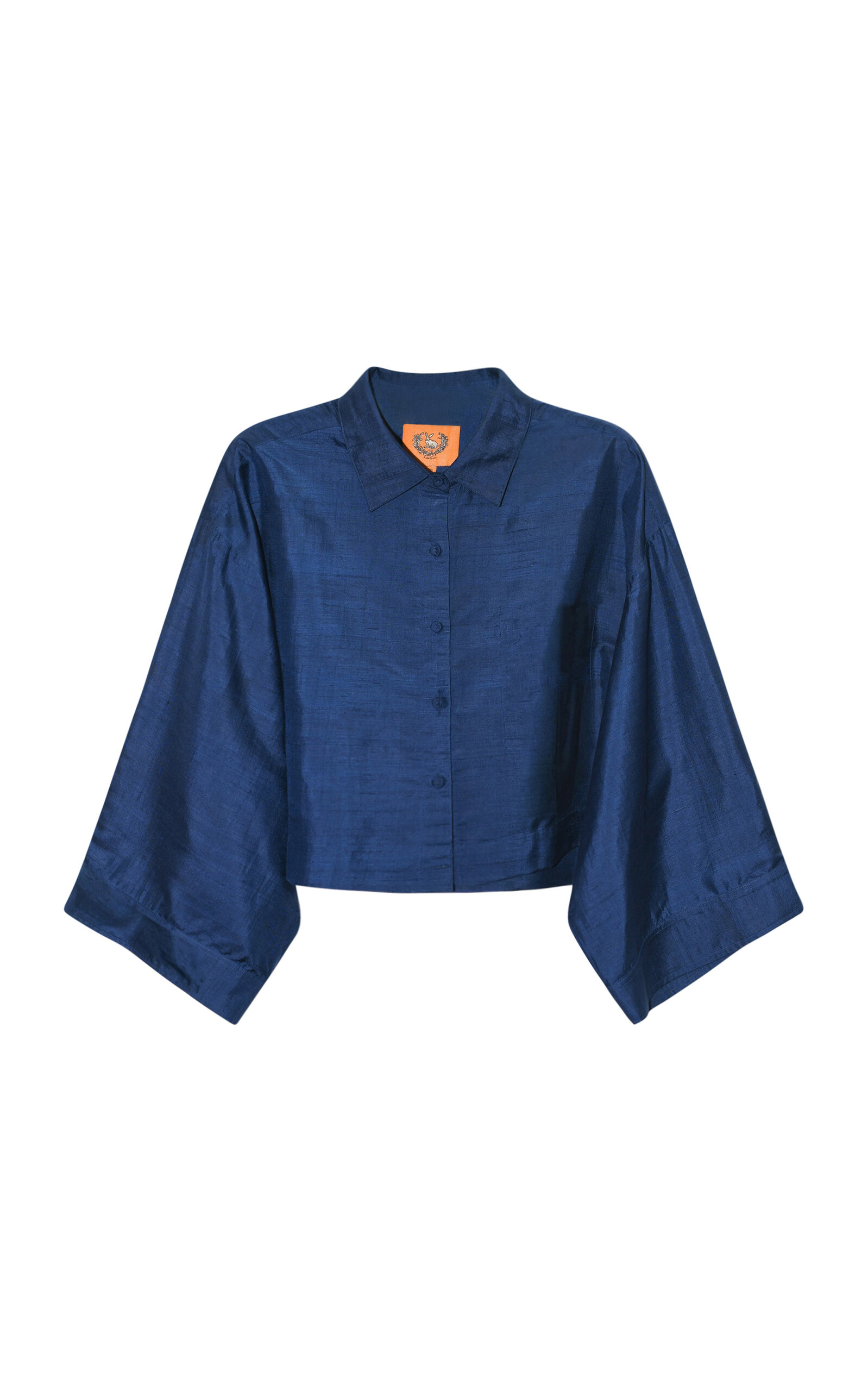 Coniglio Palm Beach Everglades Cropped Silk Top