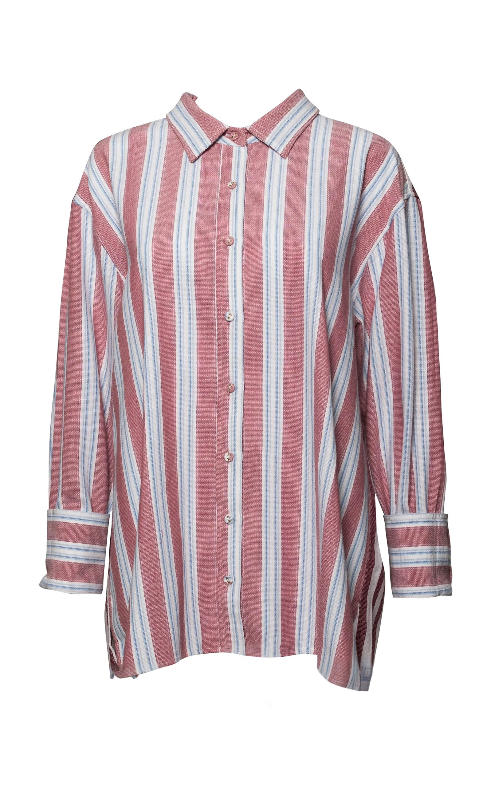 Coniglio Palm Beach Classic Striped Cotton Button-Down Shirt