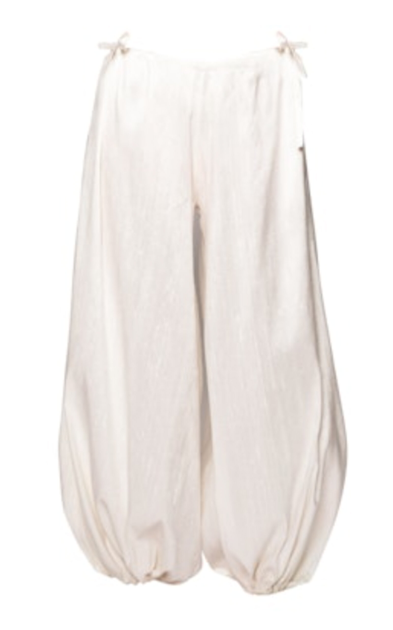 Coniglio Palm Beach Bubble Silk Wide-Leg Pants