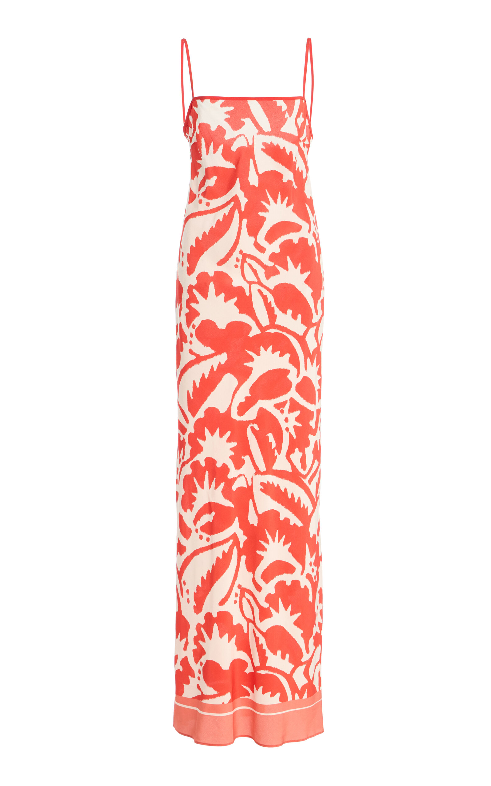 SIR. Exclusive Scarf-Detailed Silk Crepe de Chine Maxi Dress