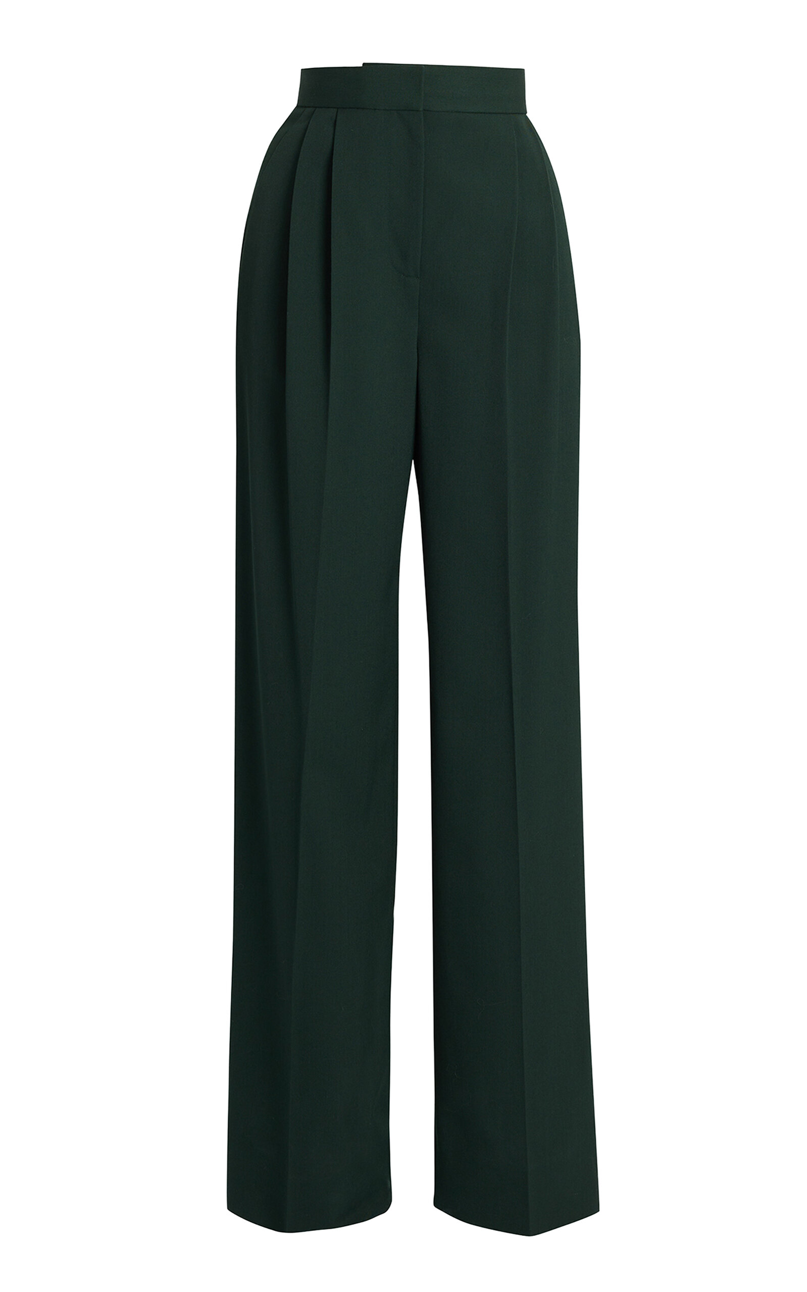Erdem Wool-Blend Wide-Leg Pants