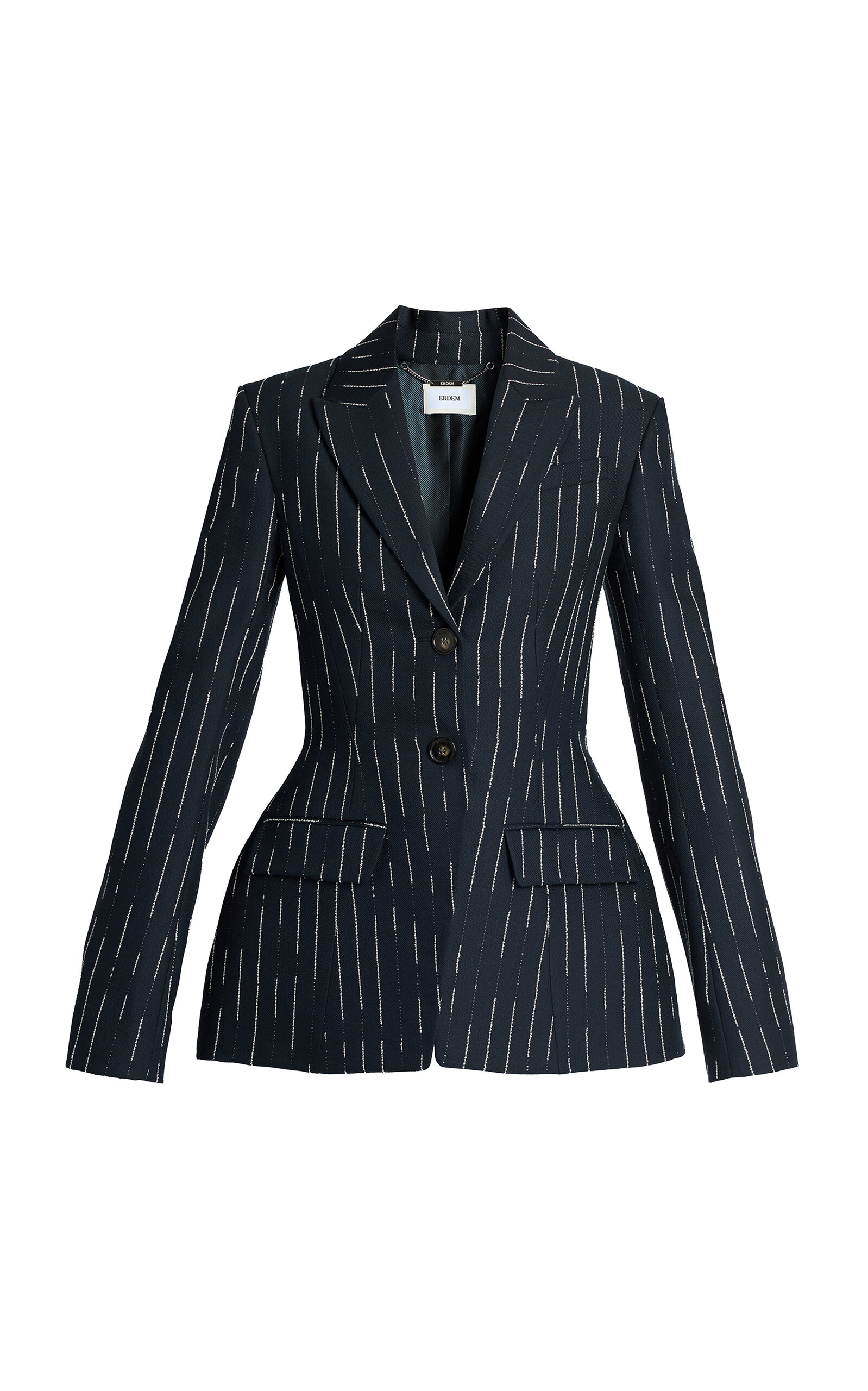 Erdem Striped Wool Tailoring Blazer