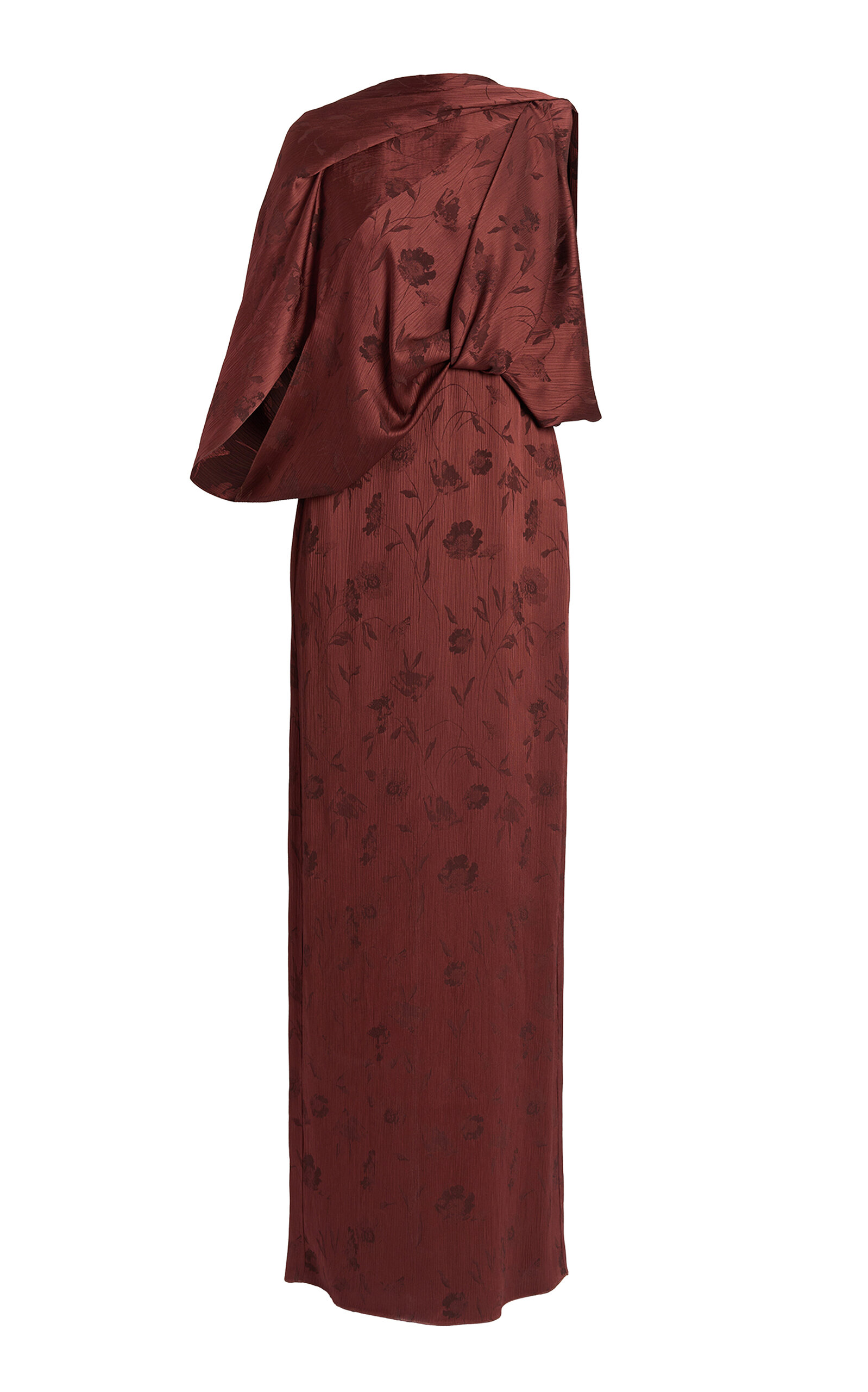 Erdem Floral Creponne Jacquard Gown