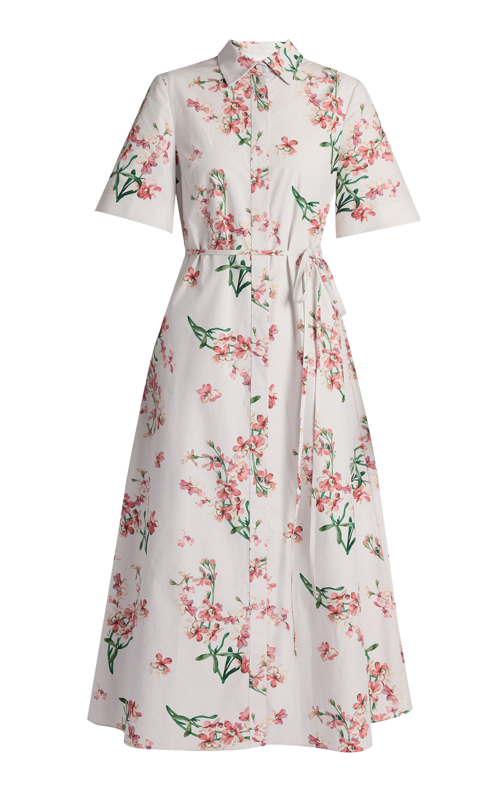 Erdem Floral Organic Cotton Midi Dress