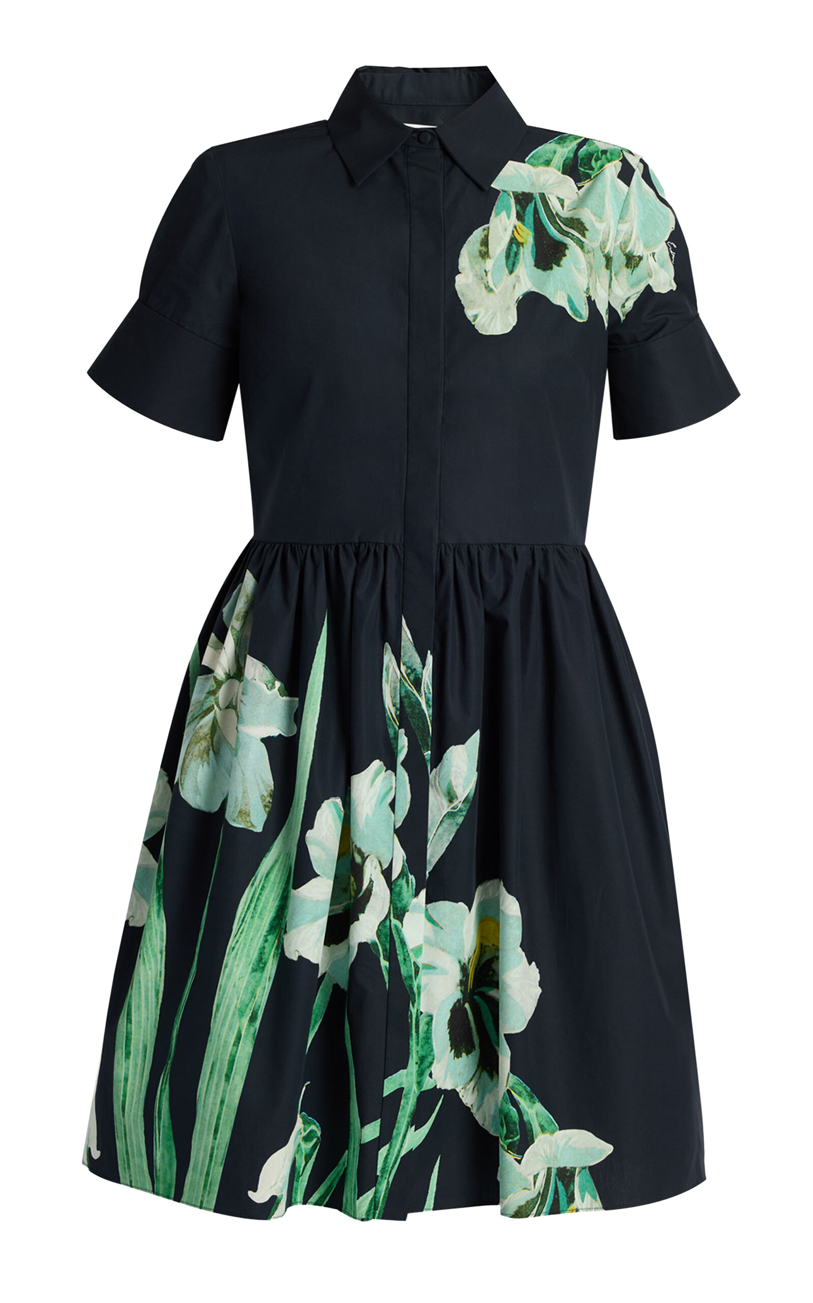 Erdem Floral Organic Cotton Mini Dress