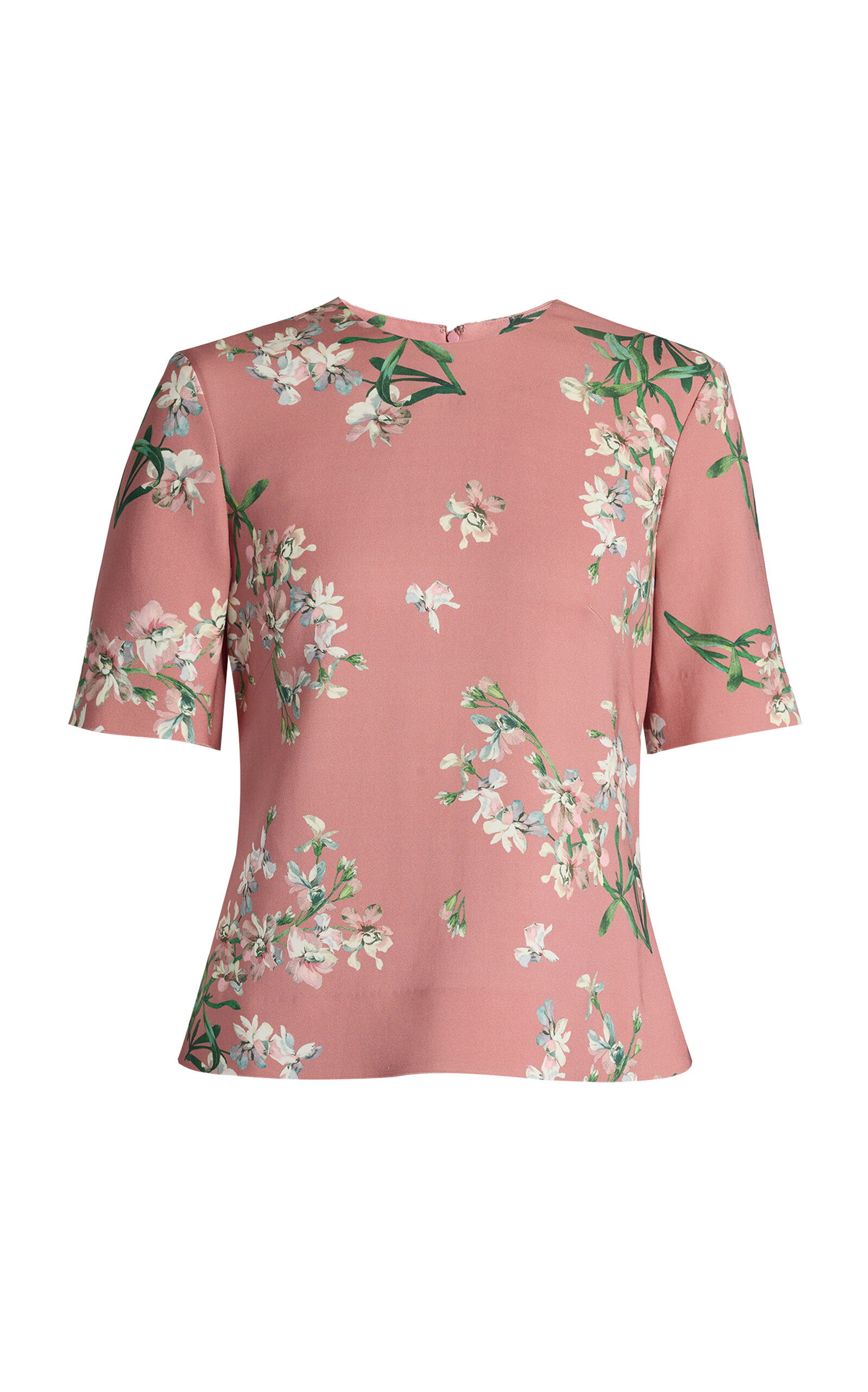 Erdem Floral Stretch Cady Top
