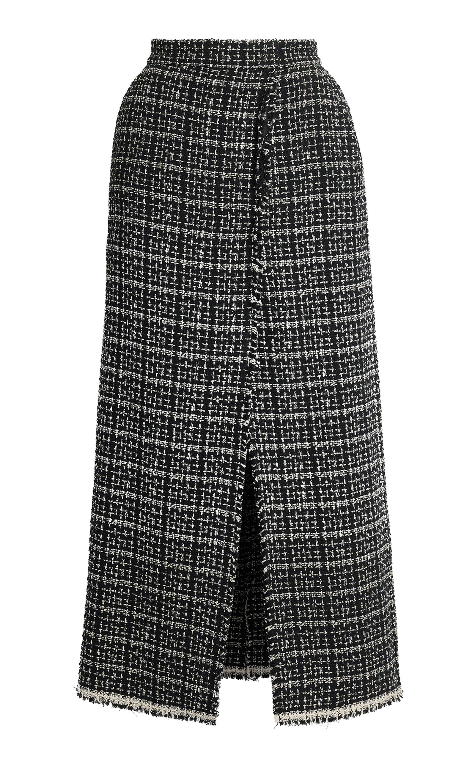Erdem Tweed Midi Pencil Skirt