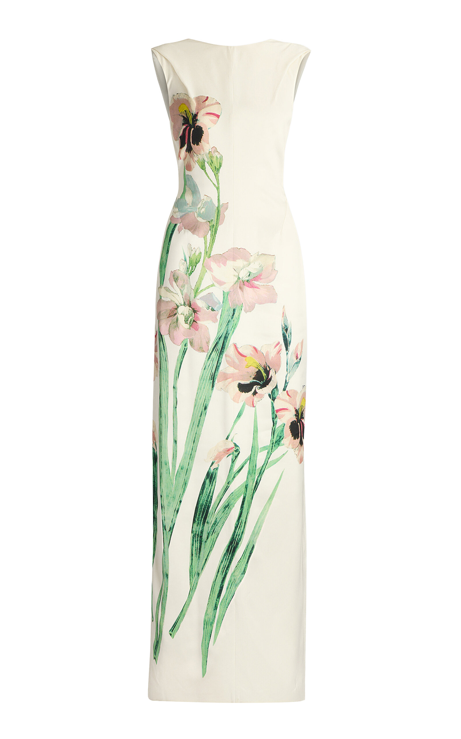 Erdem Floral Duchess Satin Gown