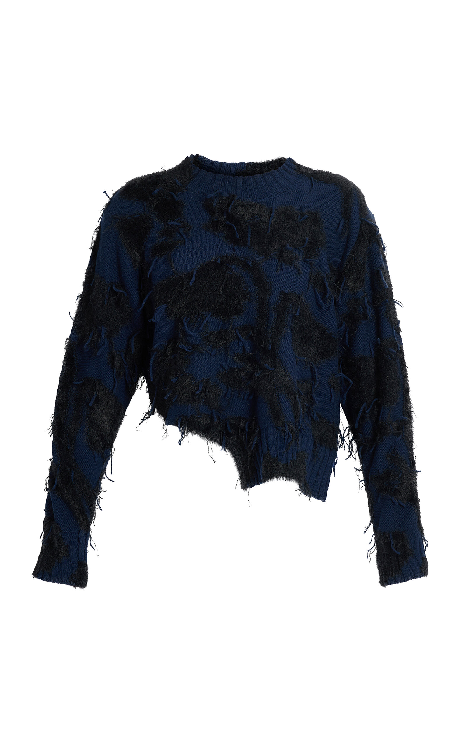 Erdem Textured Floral Wool Sweater