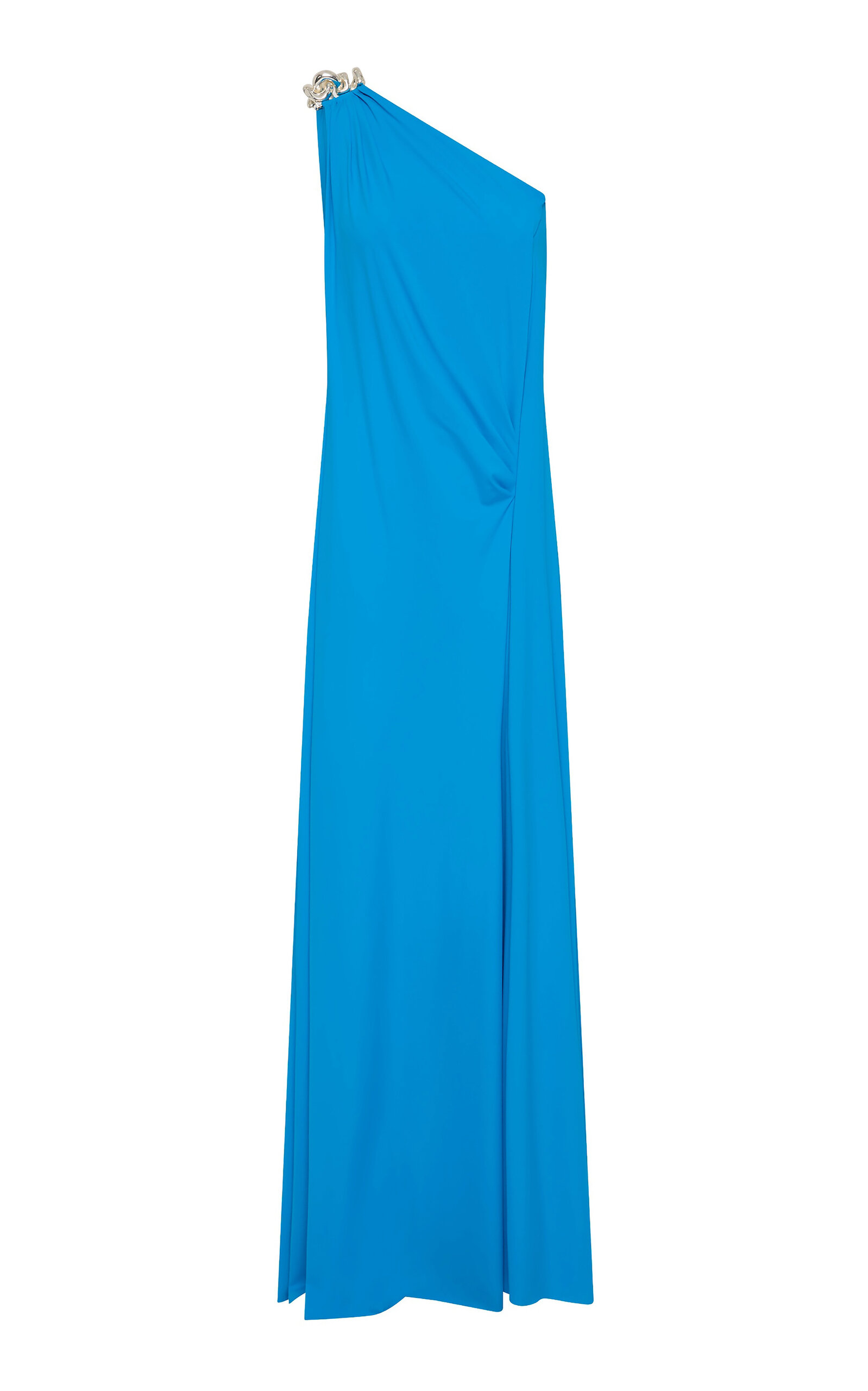 Rachel Gilbert Enoha One-Shoulder Draped Gown