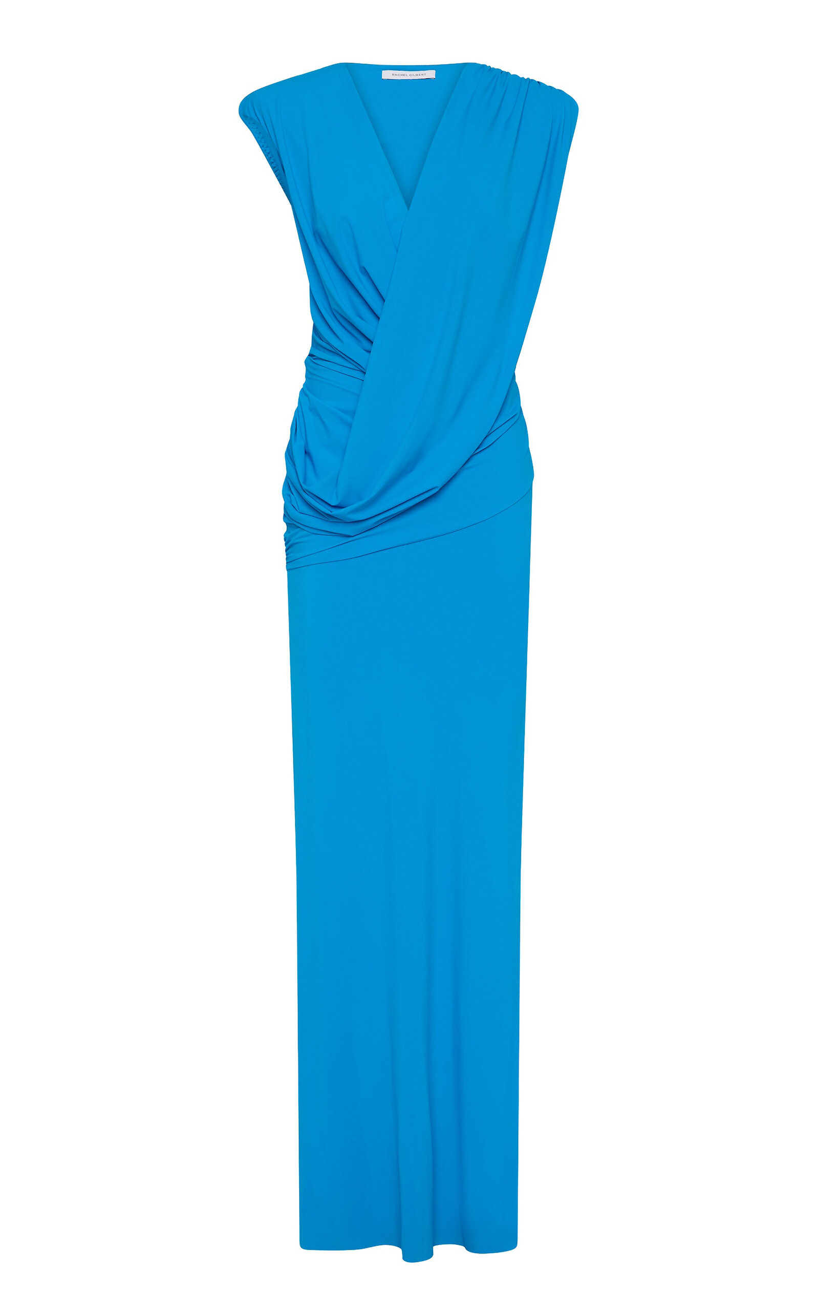 Rachel Gilbert Solstice Draped Evening Gown