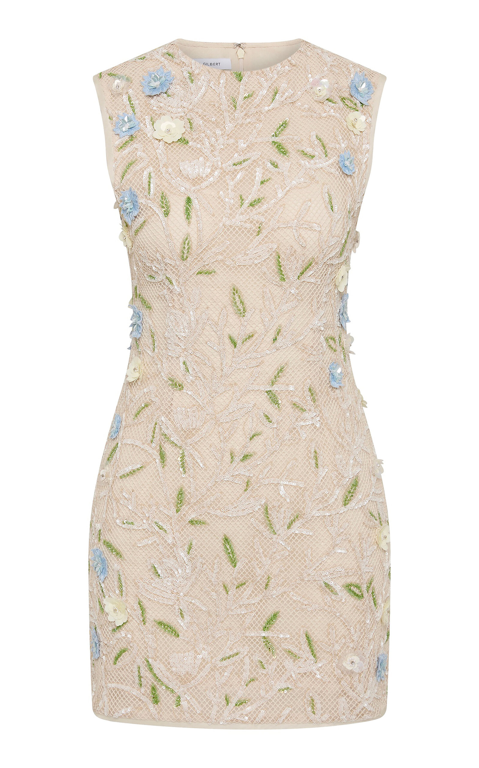 Rachel Gilbert Mistral Embroidered Cotton Mini Dress