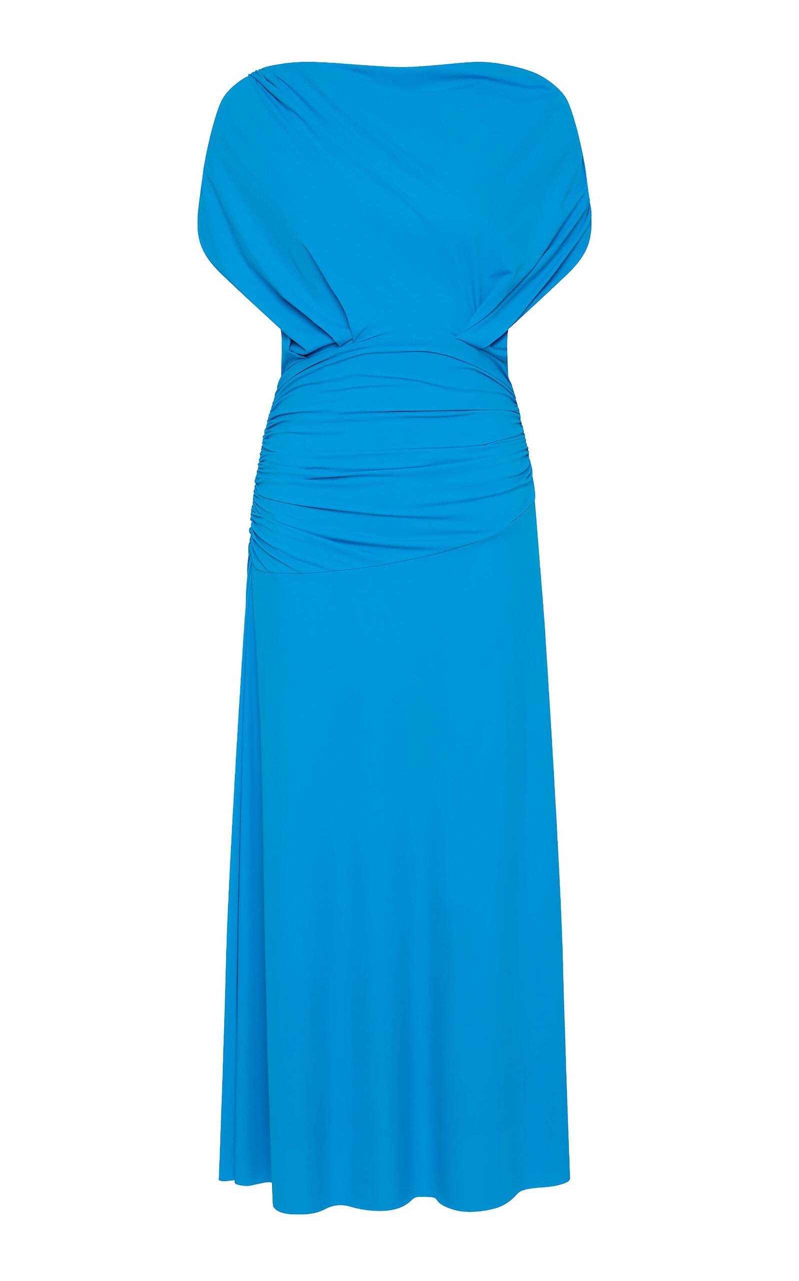 Rachel Gilbert Aether Draped Midi Dress