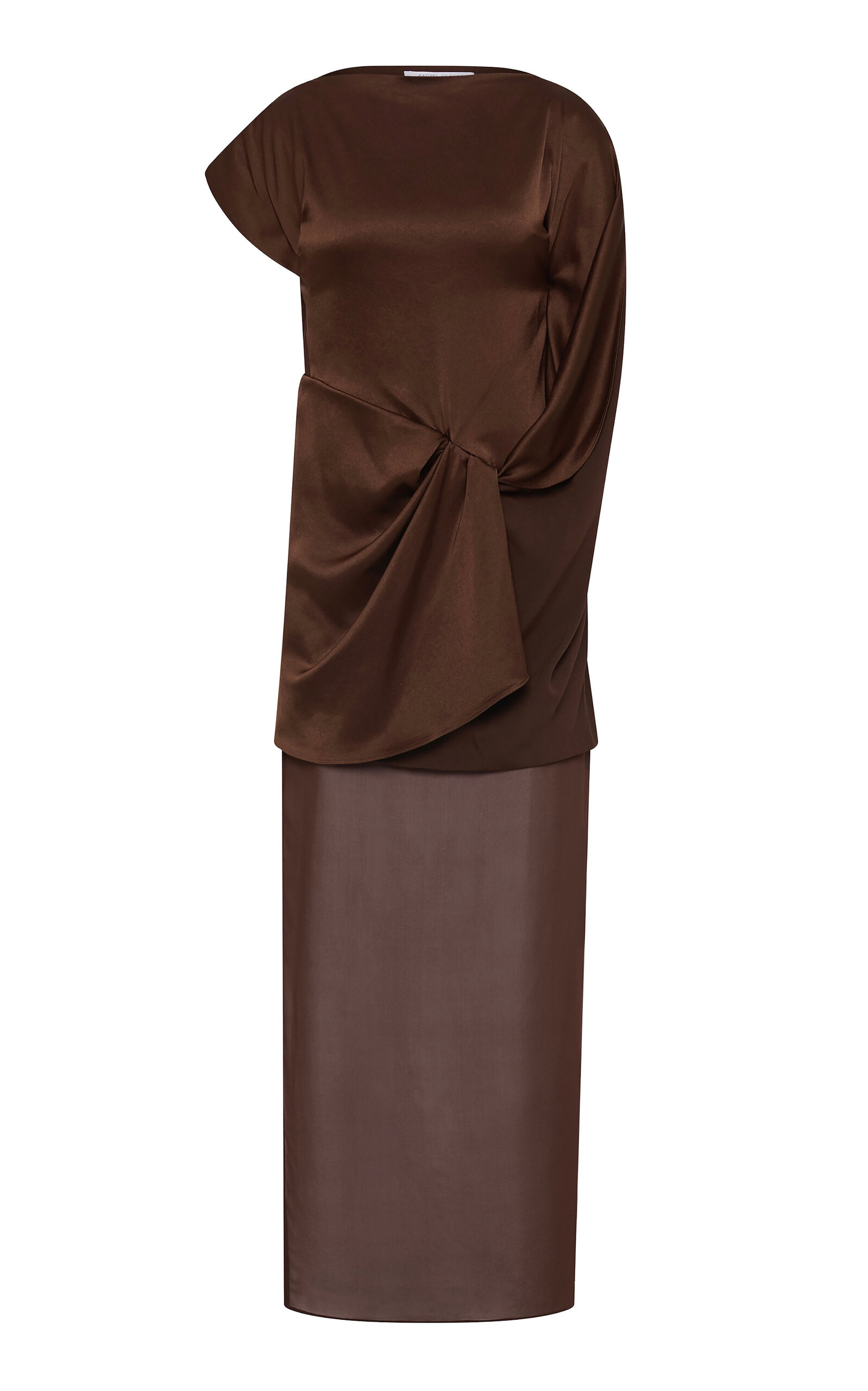 Rachel Gilbert Sarai Draped Maxi Dress