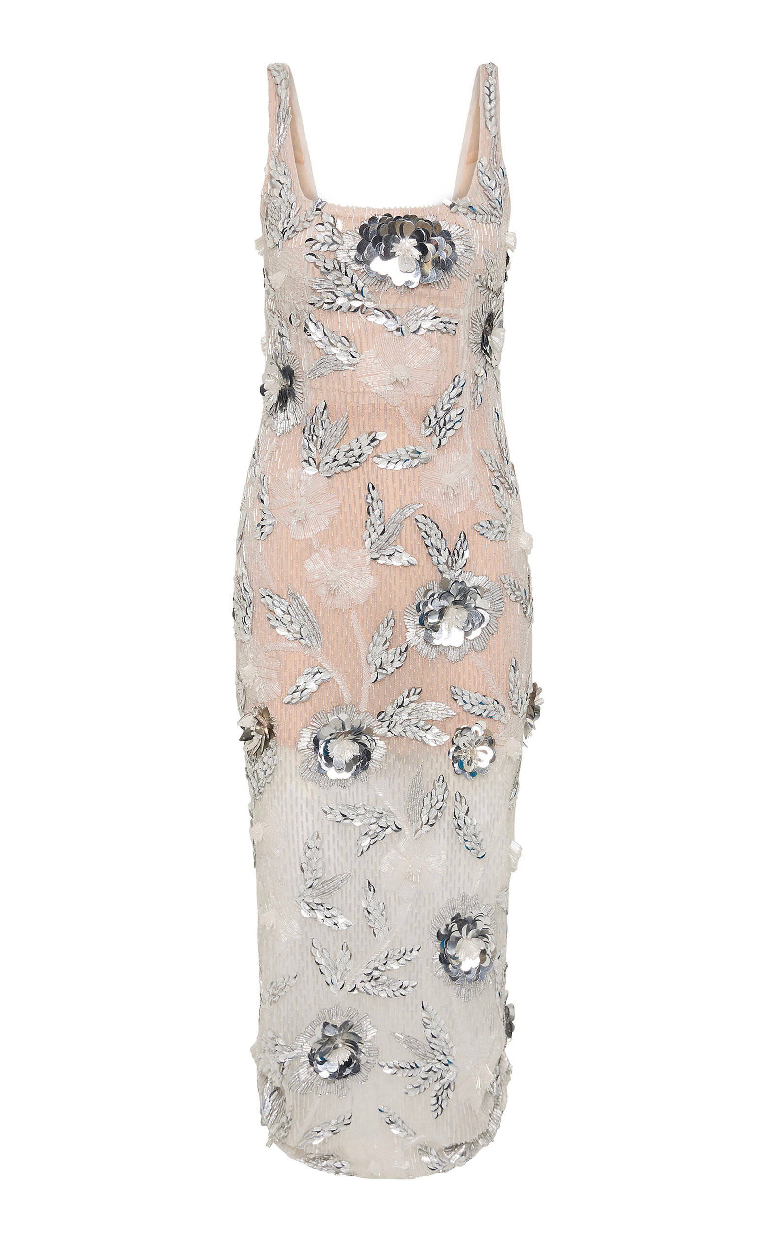 Rachel Gilbert Pierre Sheer Strap Dress