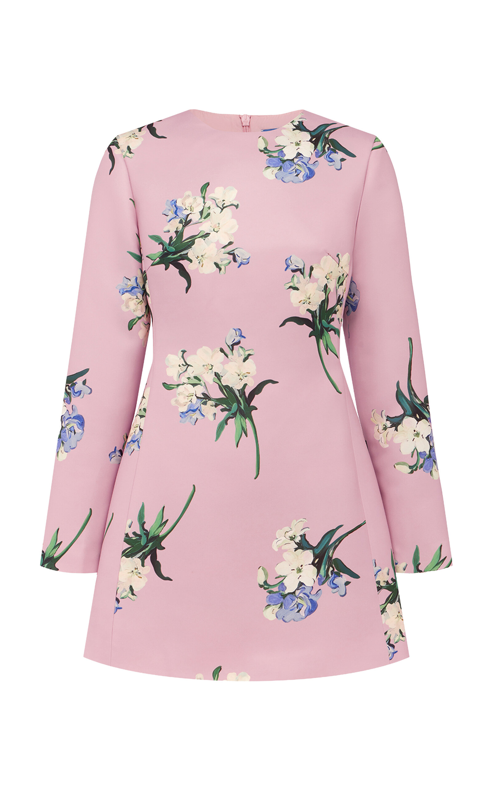 Leo Lin Aliza Floral-Print Mini Dress