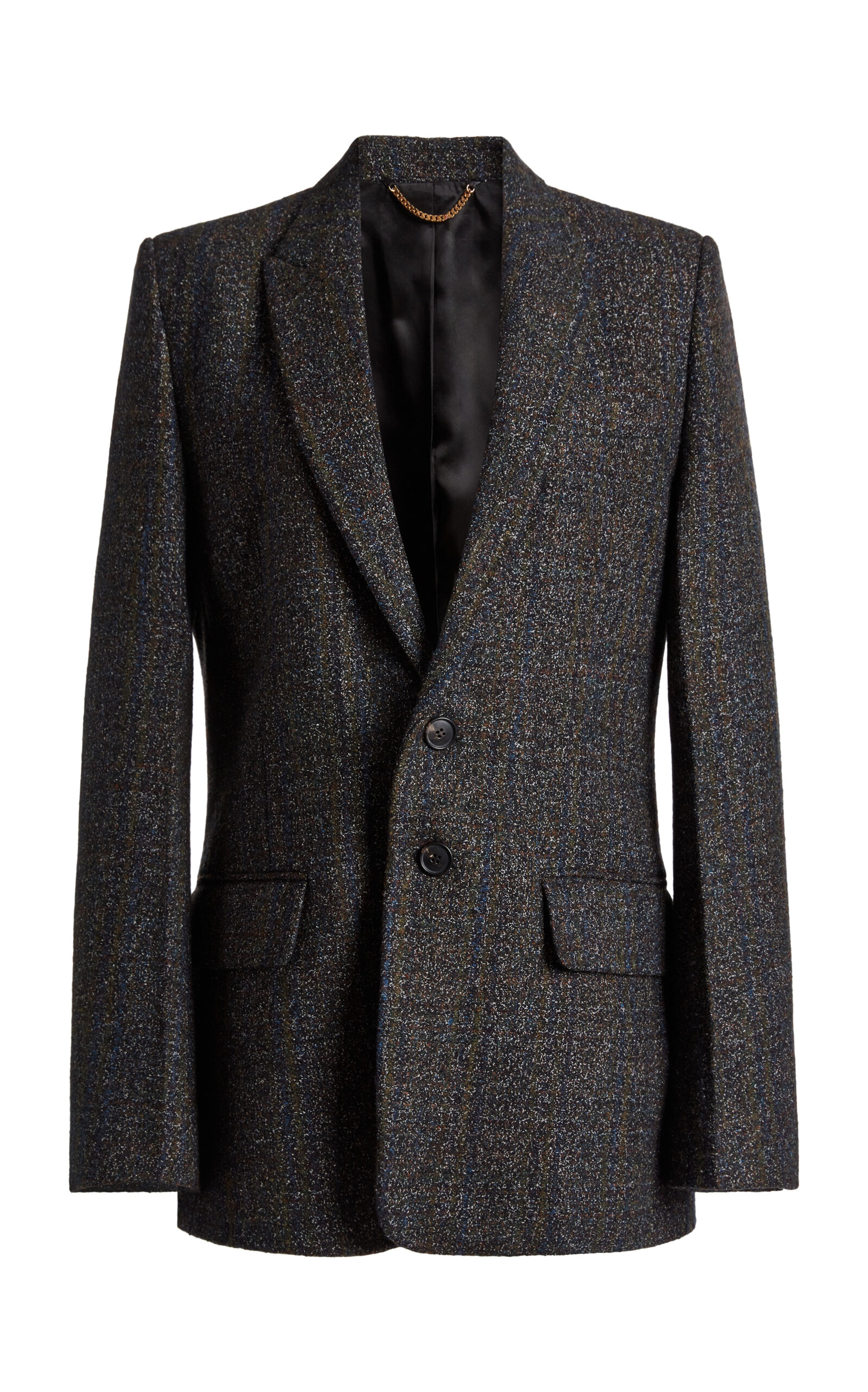 Victoria Beckham Wool-Blend Single-Breasted Blazer